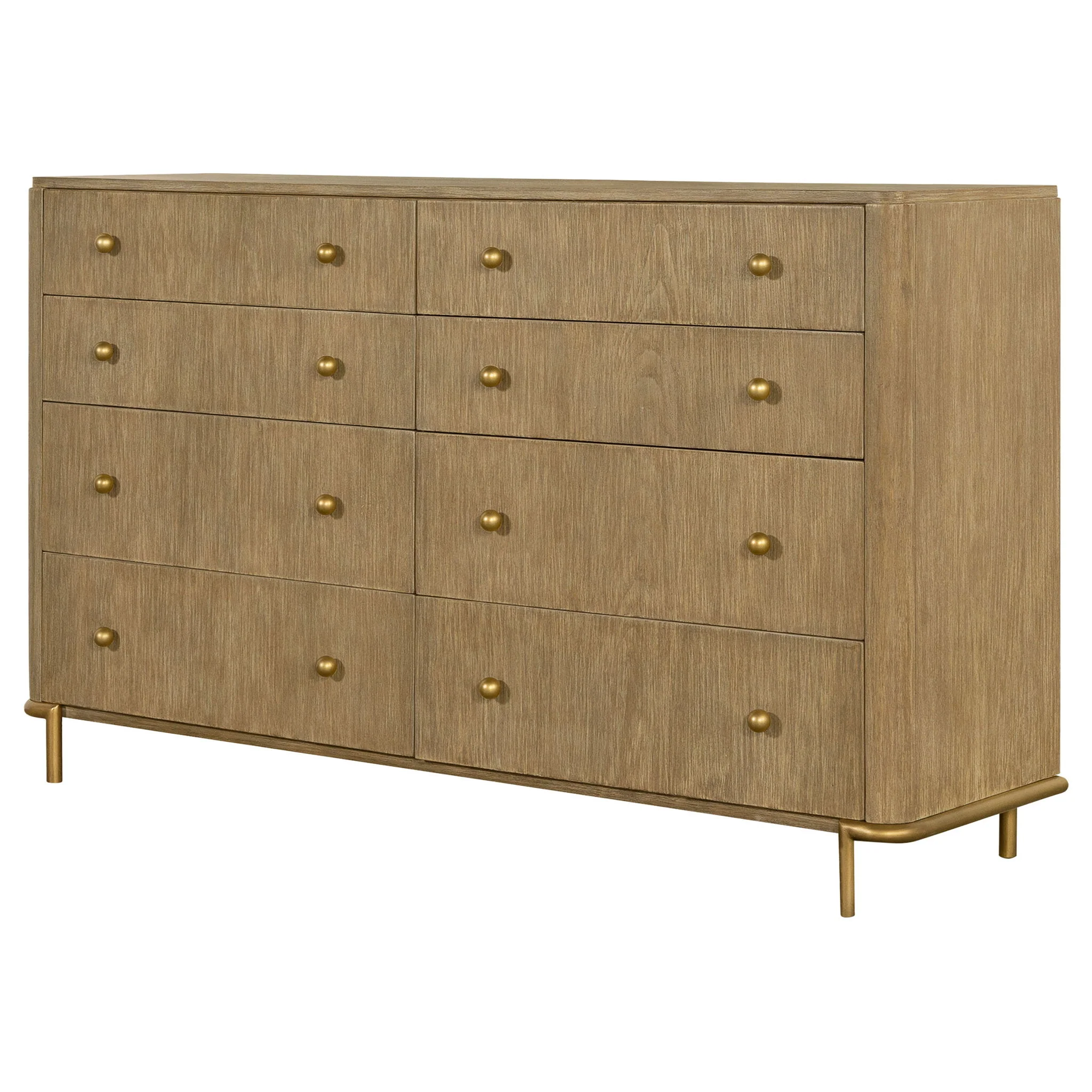 Stevie - Rectangular 8 Dresser - Sand - Image 6