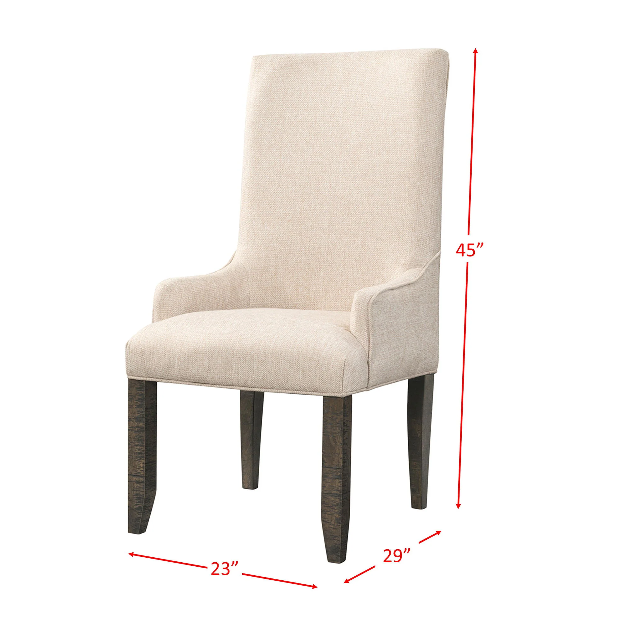 Stone - Parson Chair (Set of 2) - Smokey Dark Ash - Image 2