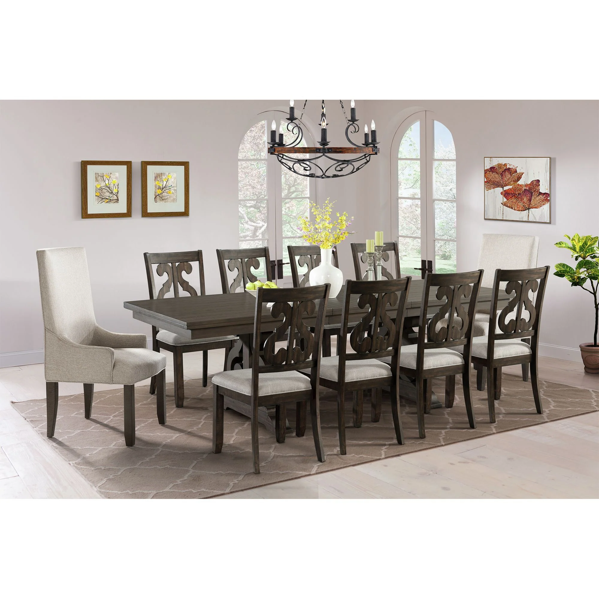 Stone - Parson Chair (Set of 2) - Smokey Dark Ash - Image 5