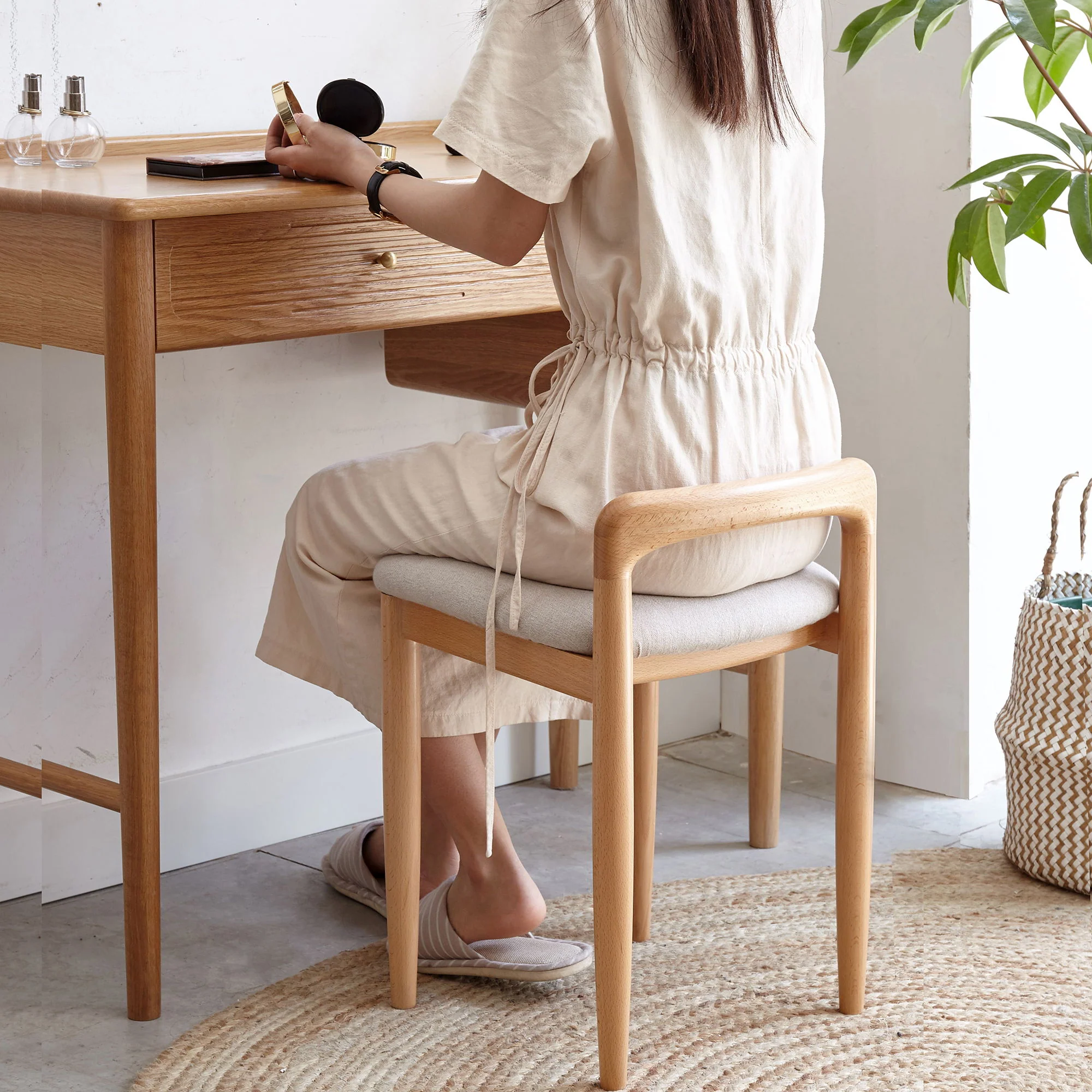 Stool Bed For Dining Room - Natural - Image 3