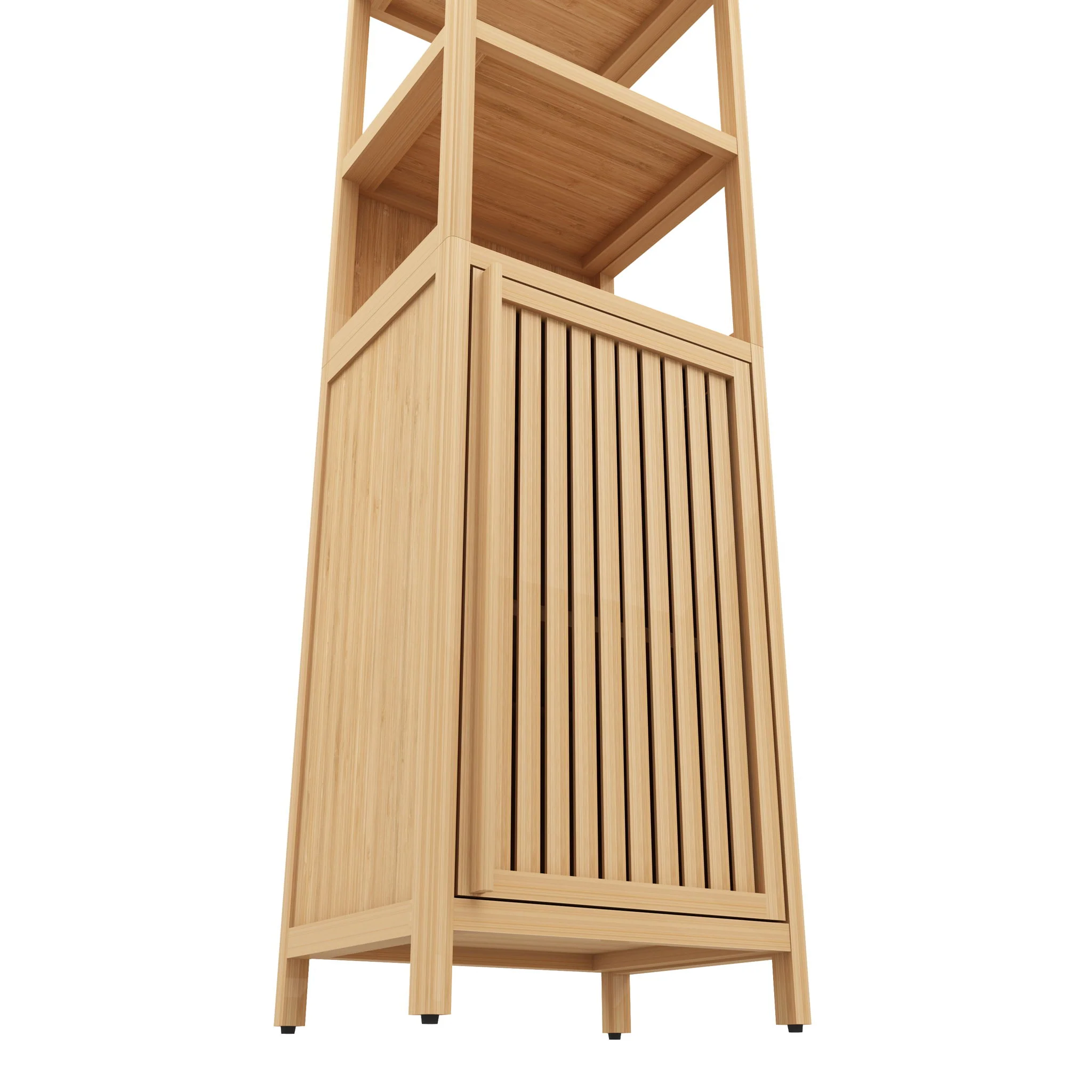 Storage Cabinet With Tall Tower, Multifunctional For Bathroom - Image 13