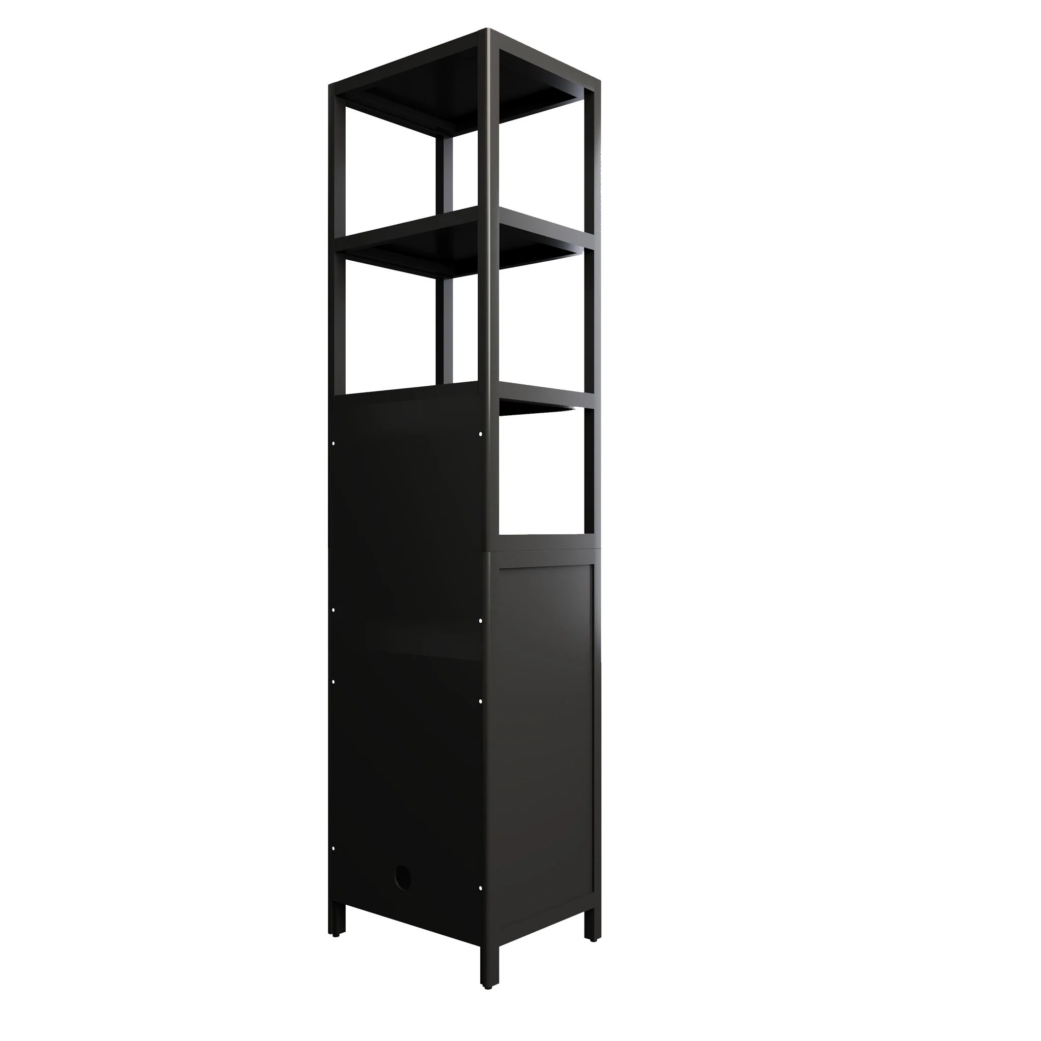Storage Cabinet With Tall Tower, Multifunctional For Bathroom - Image 19