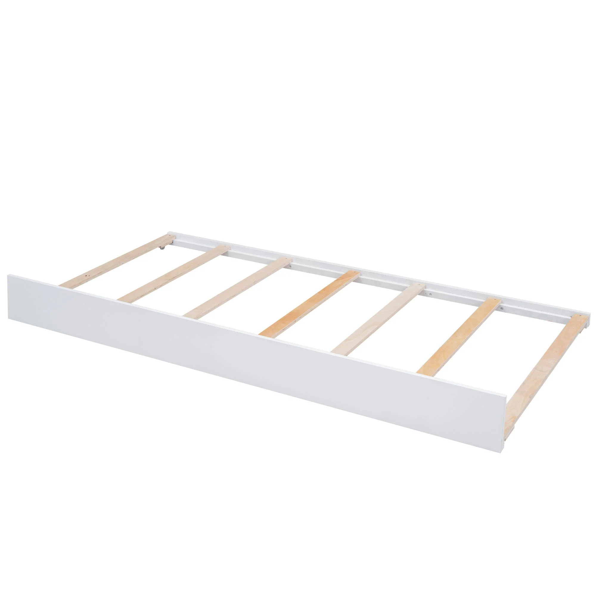 Storage Platform Bed With LED Lights, 2 Drawers And Trundle - Image 8