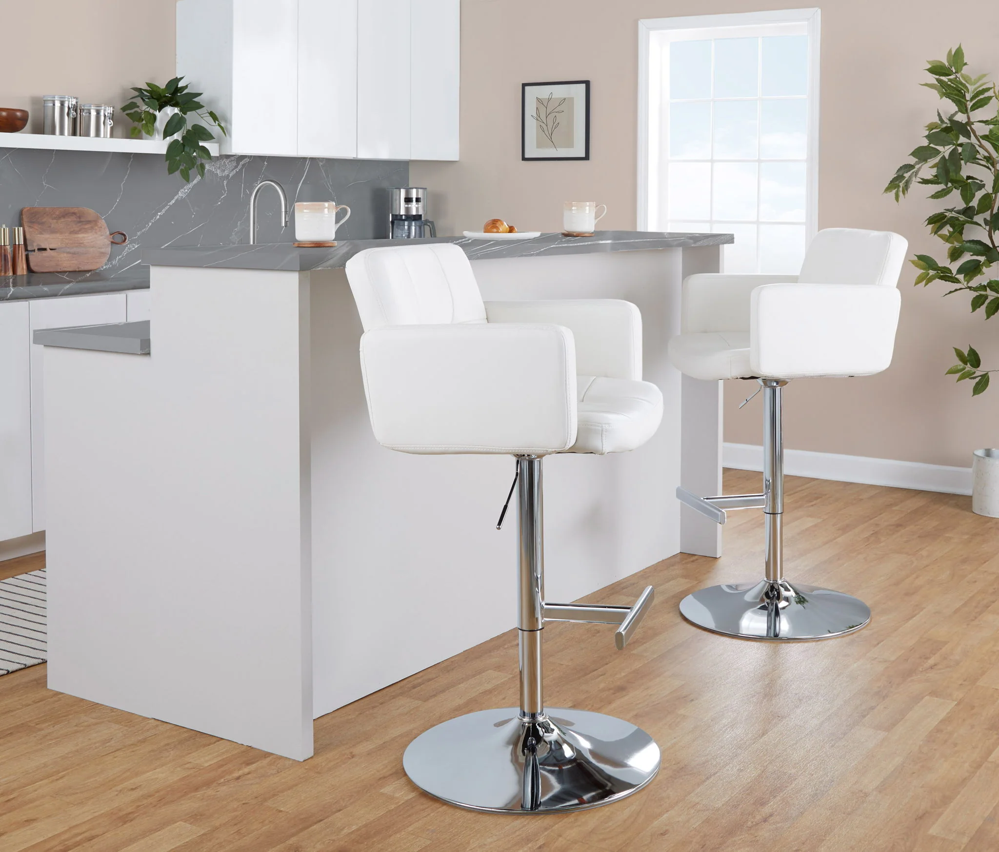 Stout - Contemporary Adjustable Barstool With Swivel - Image 4