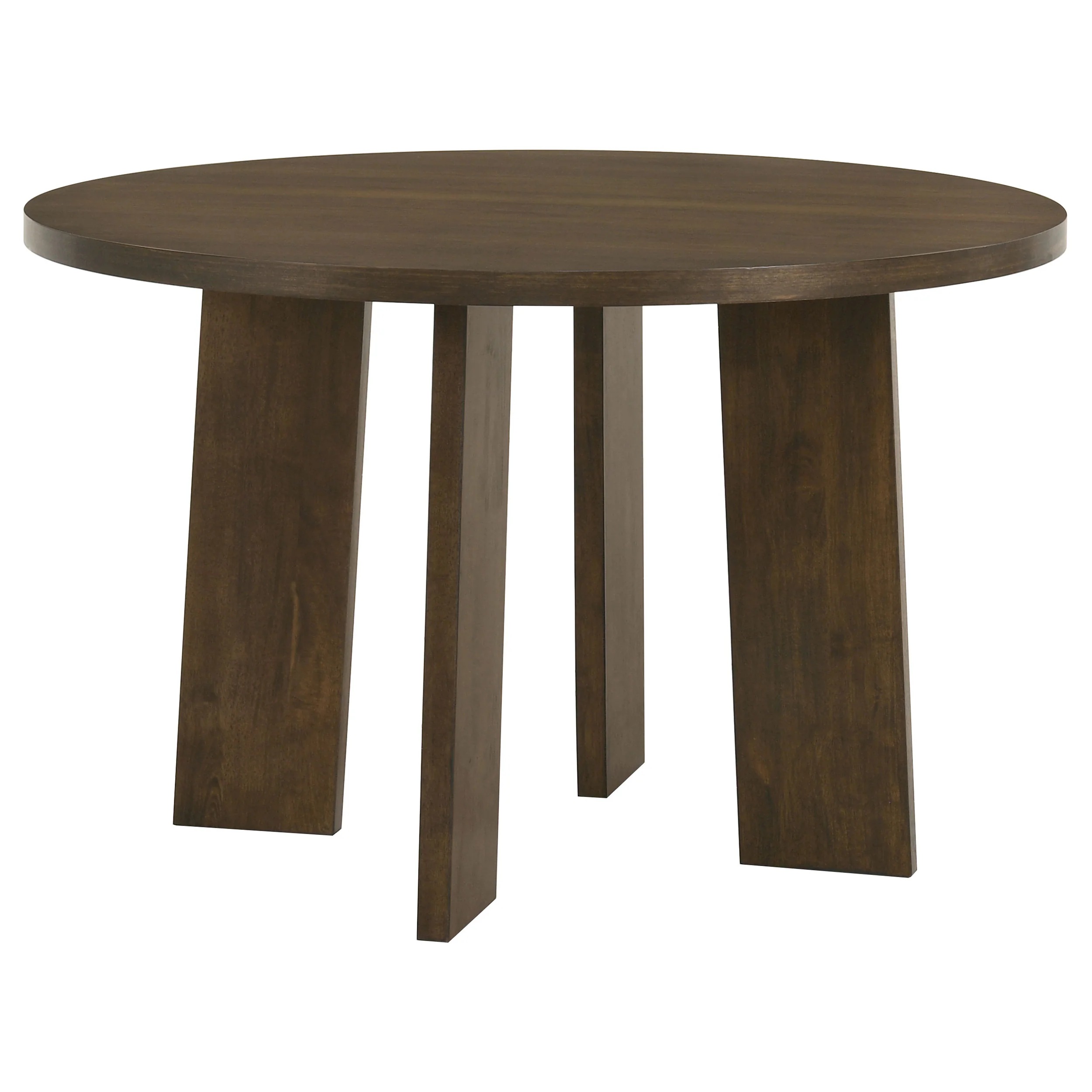 Strouse 5-Piece Dining Set, Walnut and Wheat - Image 2