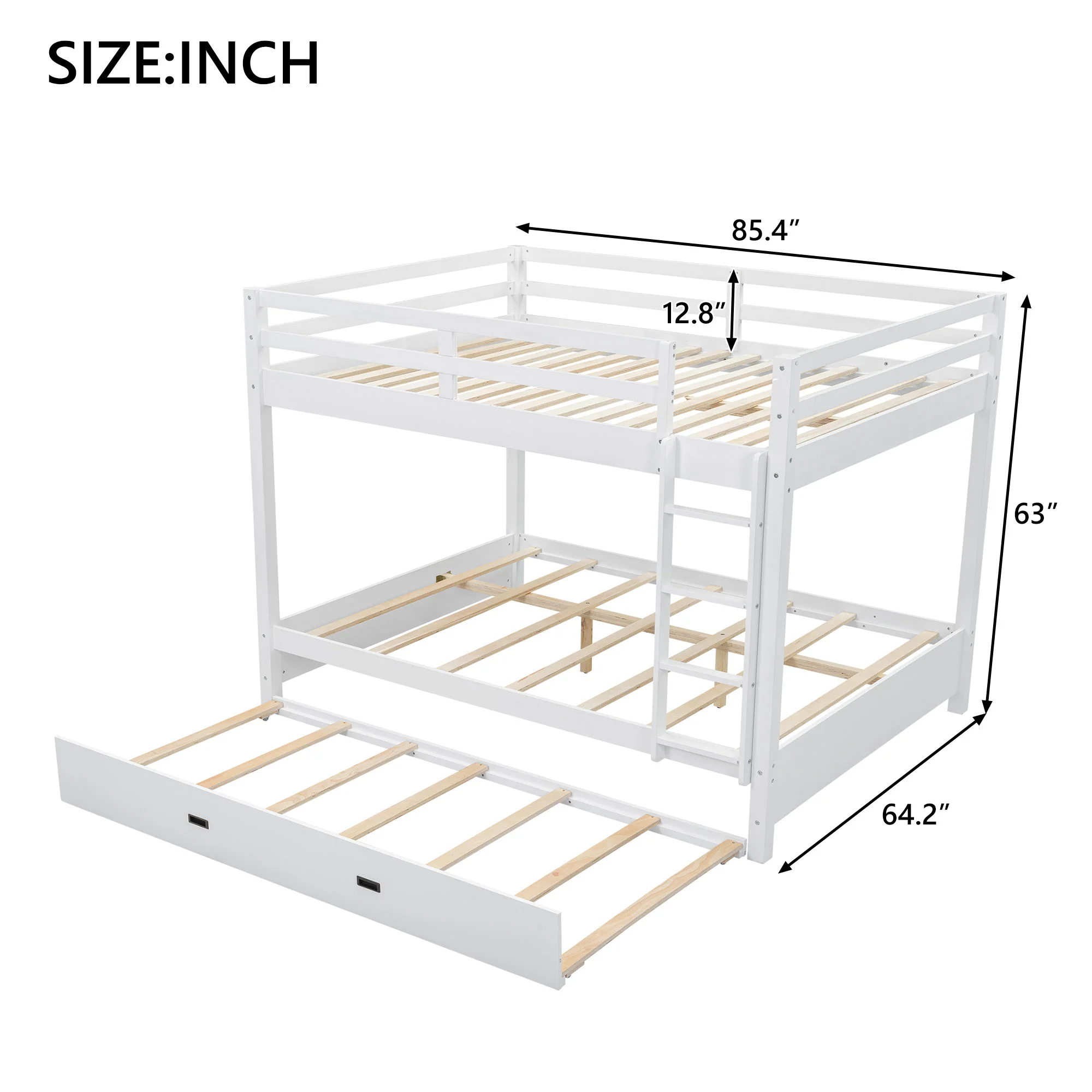 Sturdy Bunk Bed With Ladder - Image 35