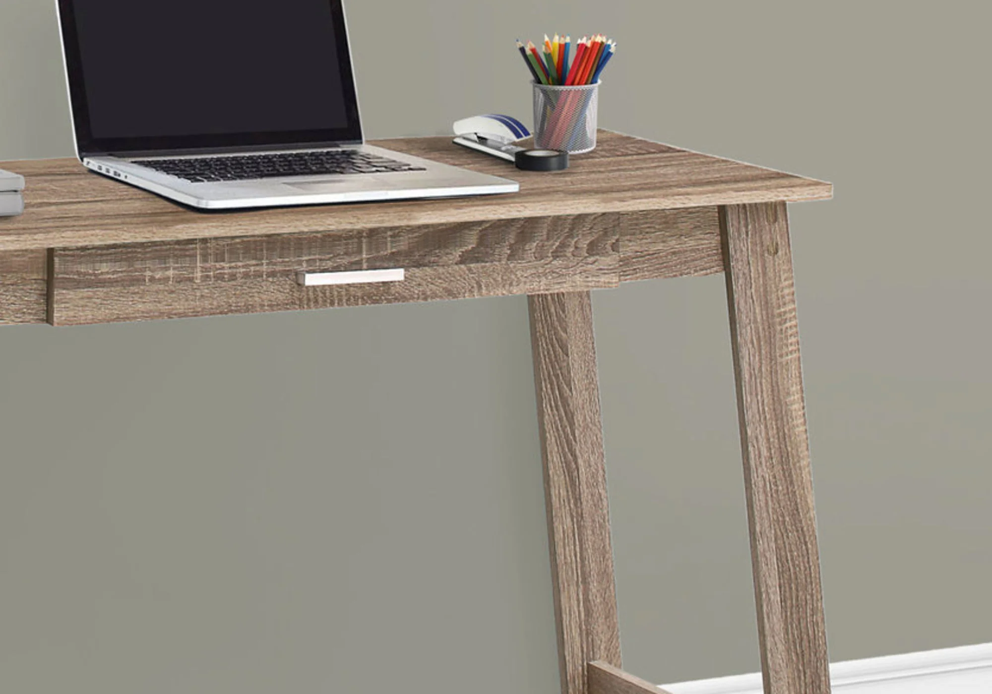 Stylish Design Computer Desk For Home Office Storage Drawers, Contemporary & Modern - Image 7