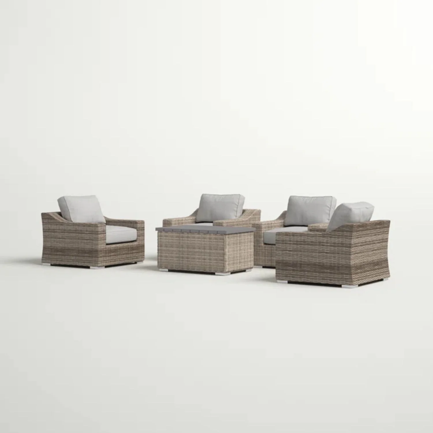 Stylish Sofa Seating Group With Cushions Perfect For Outdoor Gatherings - Image 15