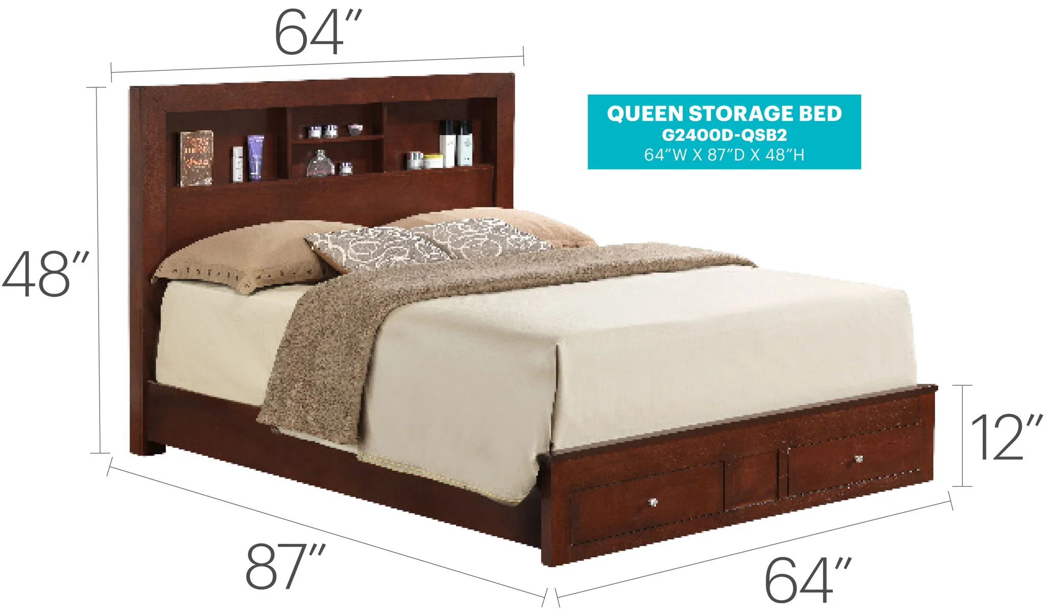 Stylish Storage Bed For Modern Spaces - Image 5