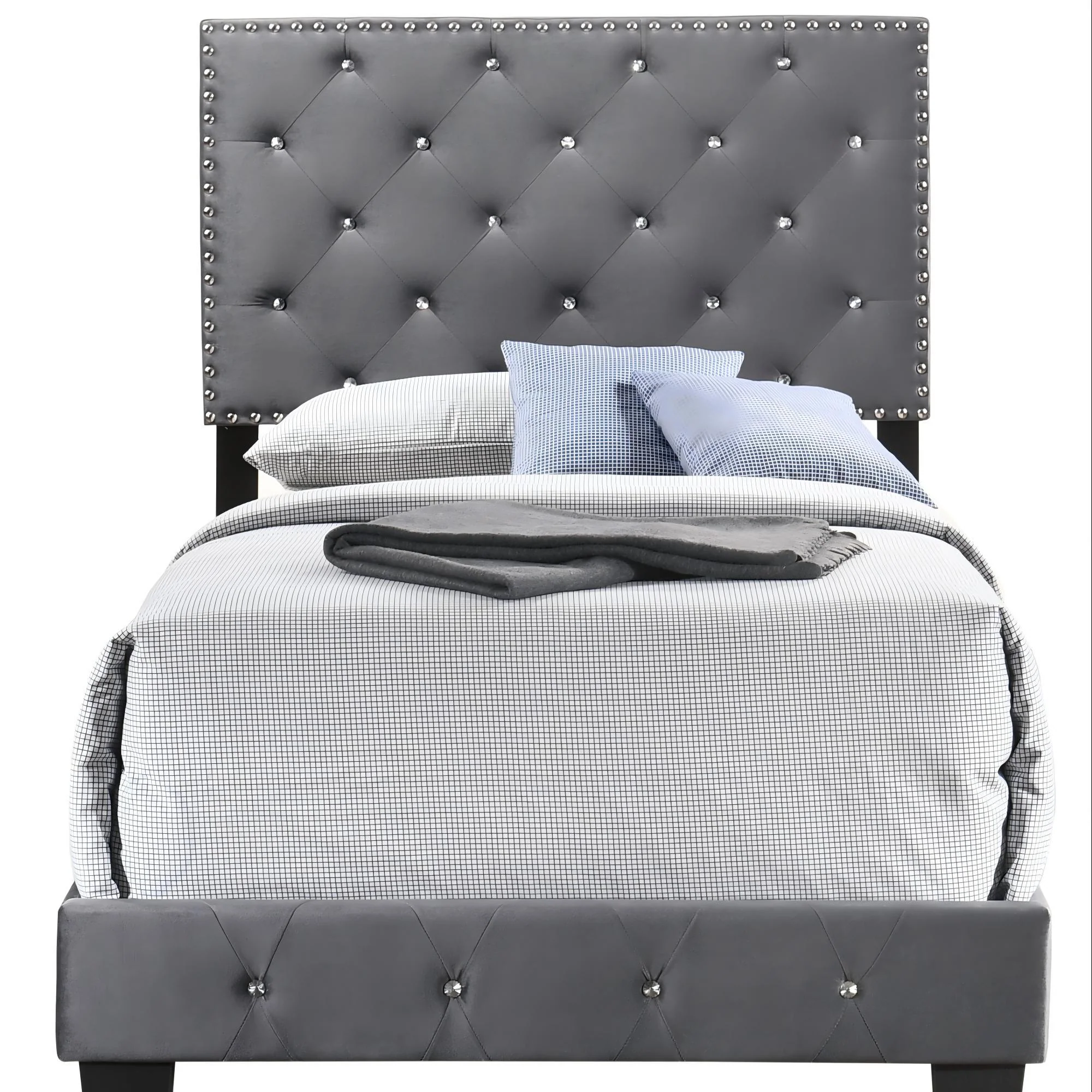 Luxurious Upholstered Bed - Image 11