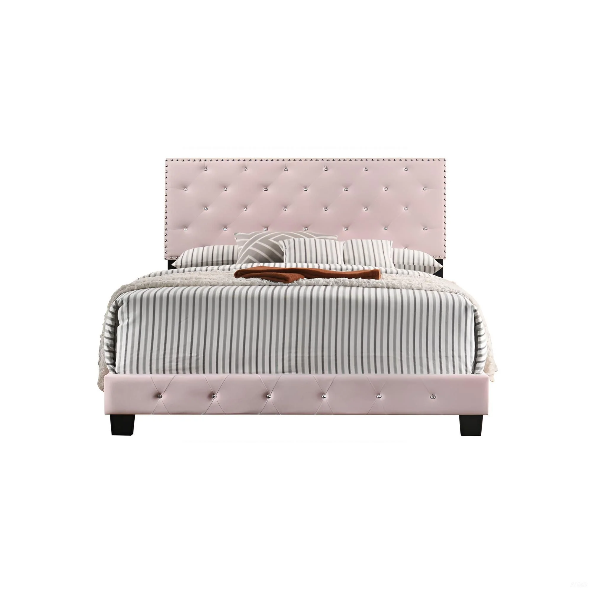 Luxurious Upholstered Bed - Image 5