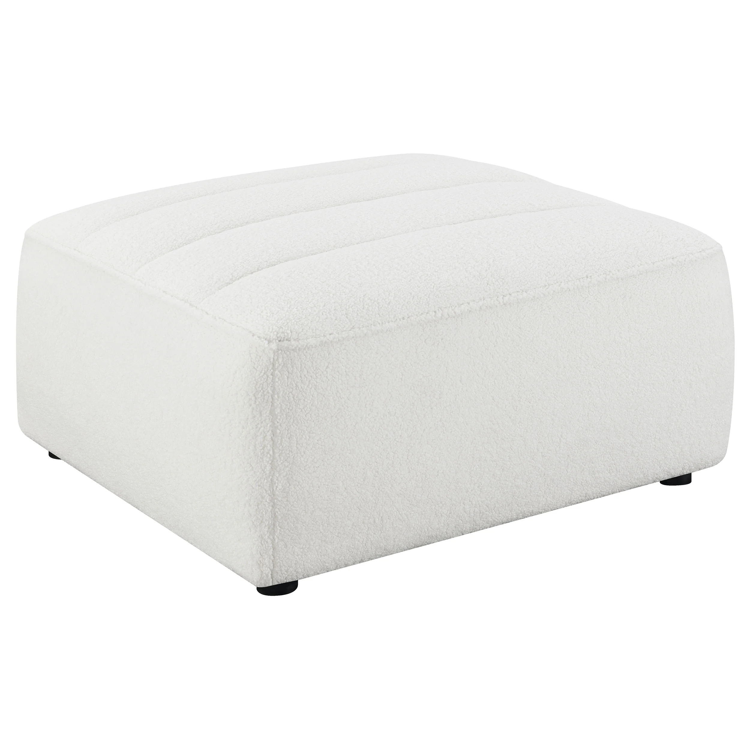 Sunny 6-Piece Upholstered Modular Sectional Sofa, Ivory - Image 8