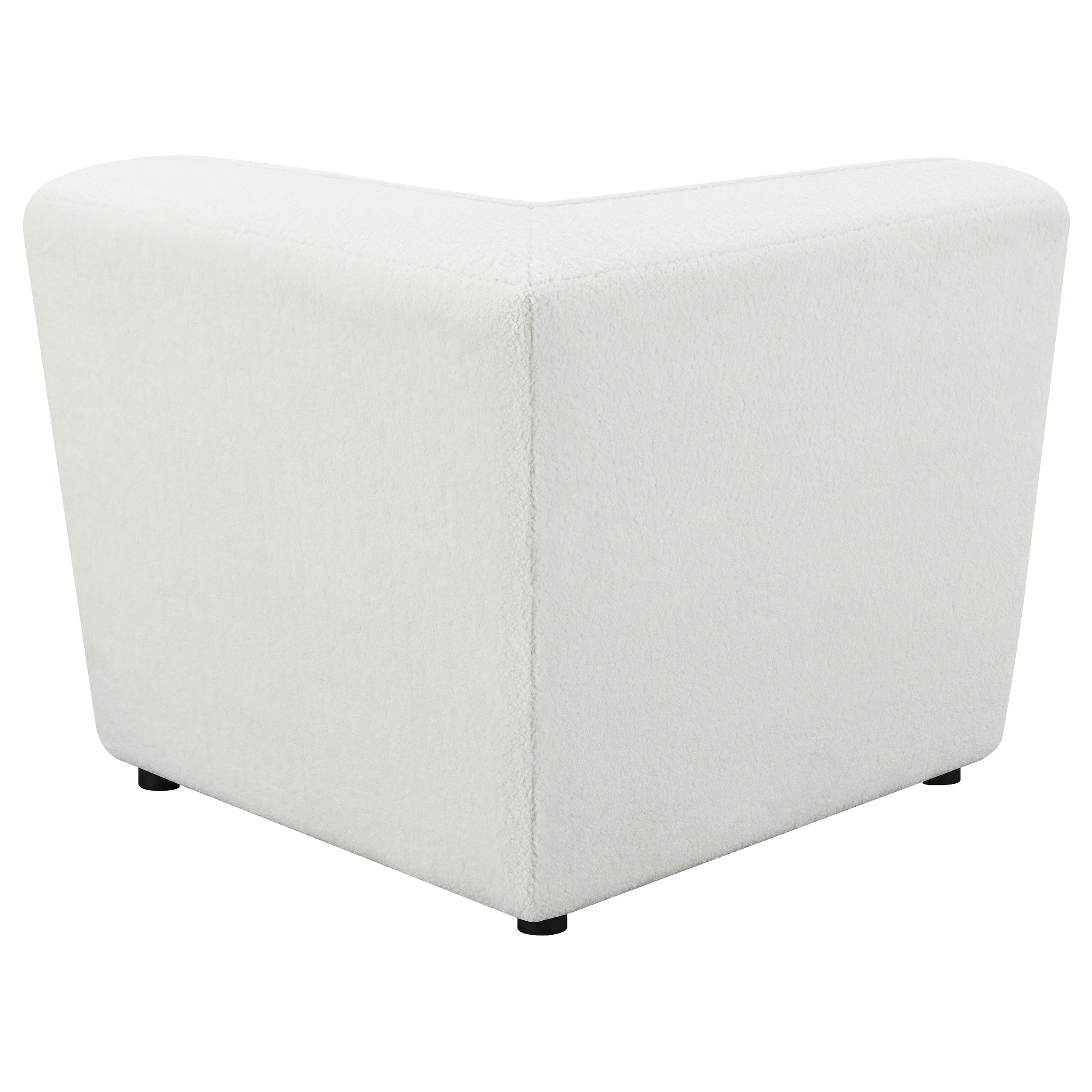 Sunny Upholstered Corner Chair in Ivory - Image 2