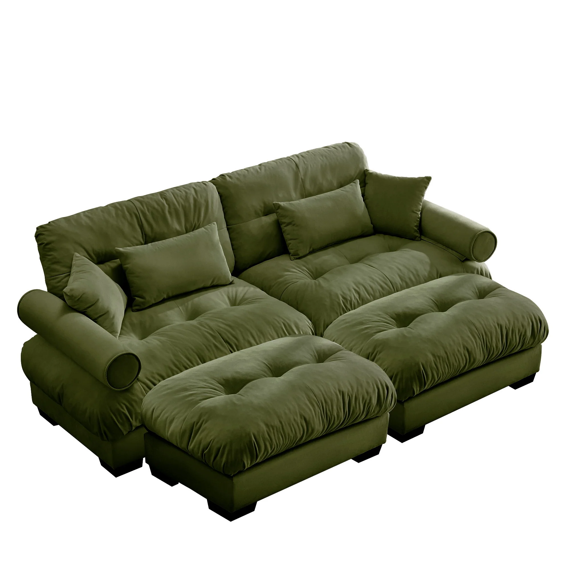 Super Comfort Oversized Modular Sectional Sofa With Movable Ottoman - Image 12