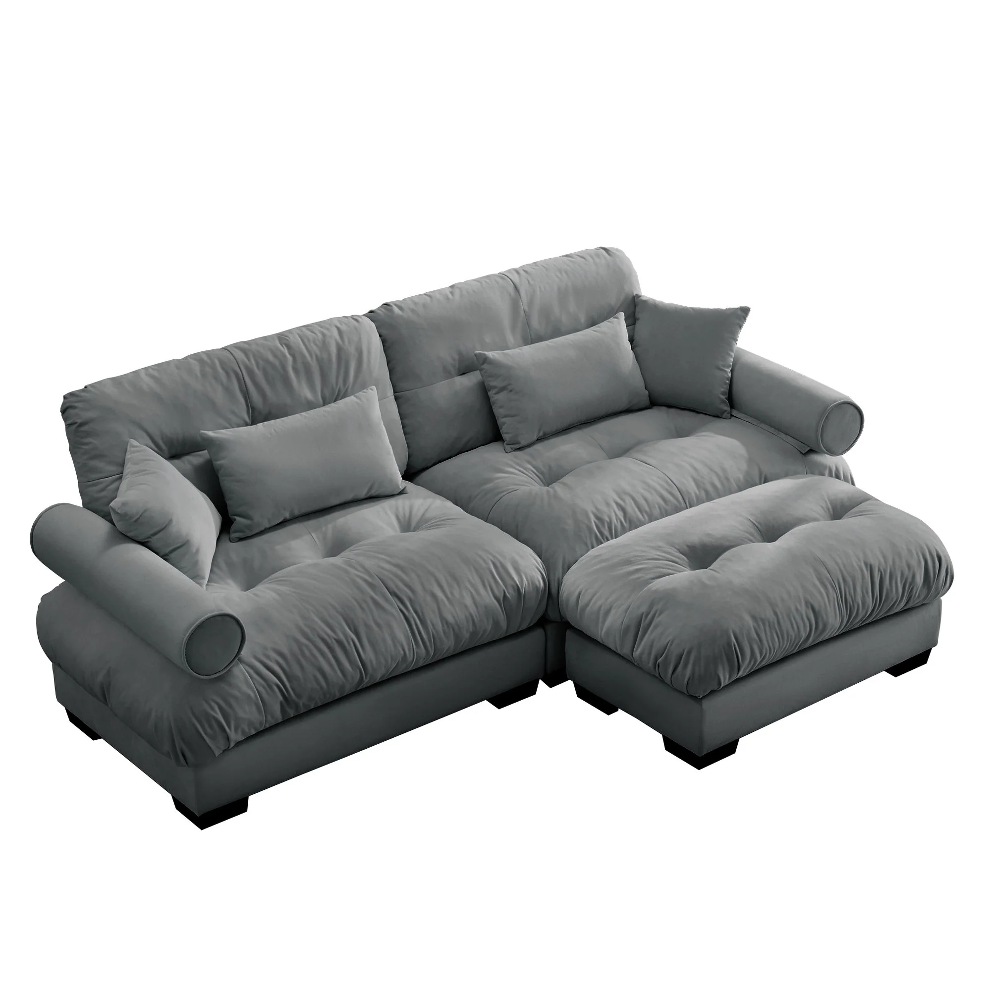 Super Comfort Oversized Modular Sectional Sofa With Movable Ottoman - Image 129