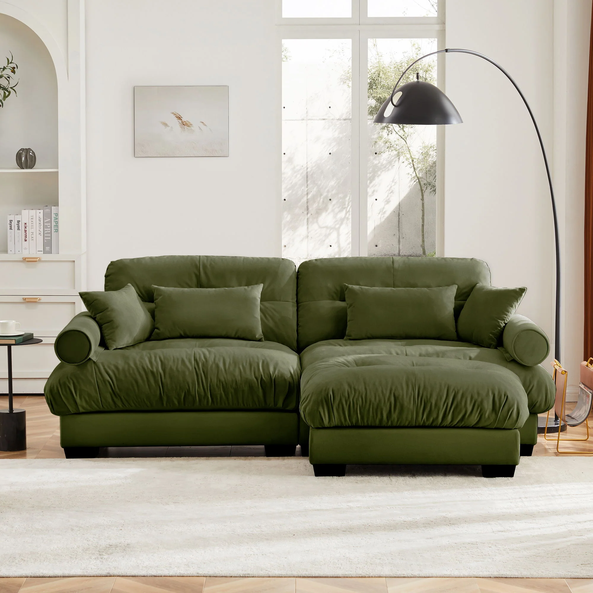 Super Comfort Oversized Modular Sectional Sofa With Movable Ottoman - Image 170