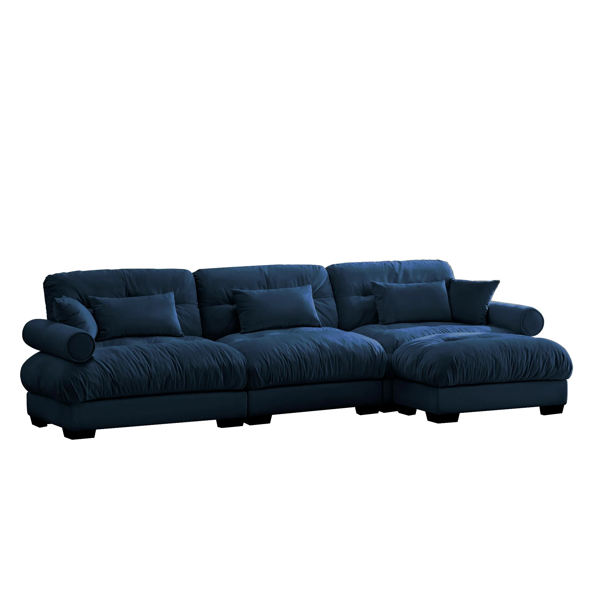 Super Comfort Oversized Modular Sectional Sofa With Movable Ottoman - Image 73