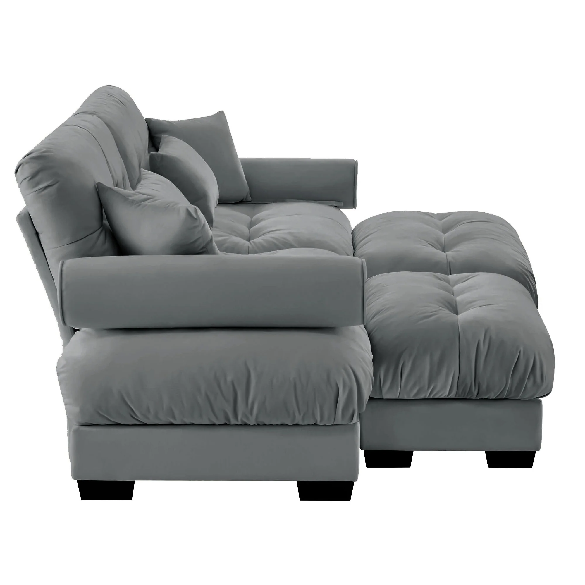 Super Comfort Oversized Modular Sectional Sofa With Movable Ottoman - Image 93