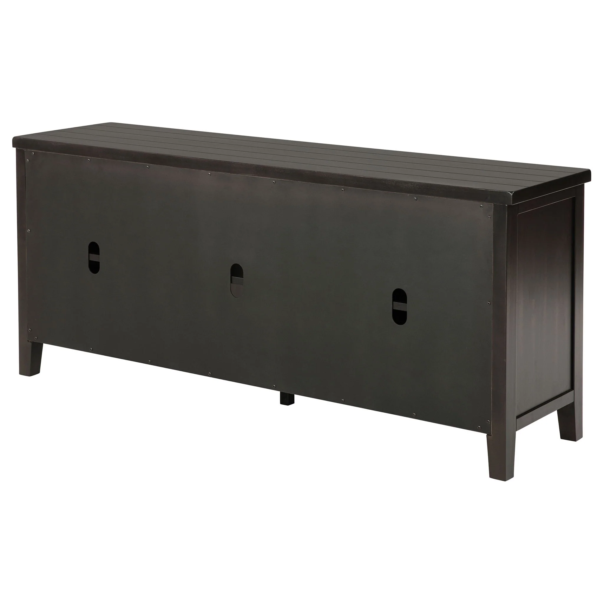 Sutter - 2 Door TV Stand With Mission Design - Dark Brown - Image 7