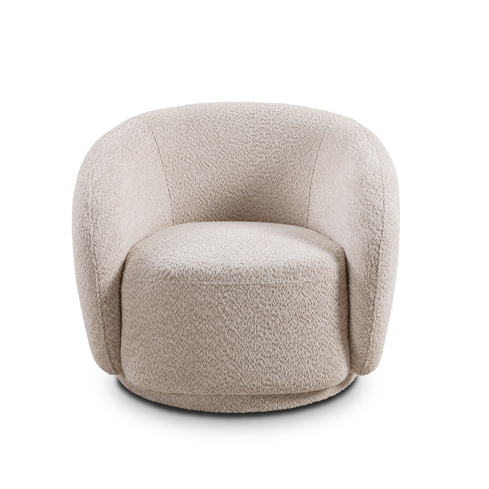 Swivel Accent Upholstered Barrel Chair - Image 2