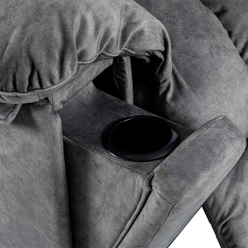 Swivel And Rocking Recliner Chair With Massage And Heating - Image 4