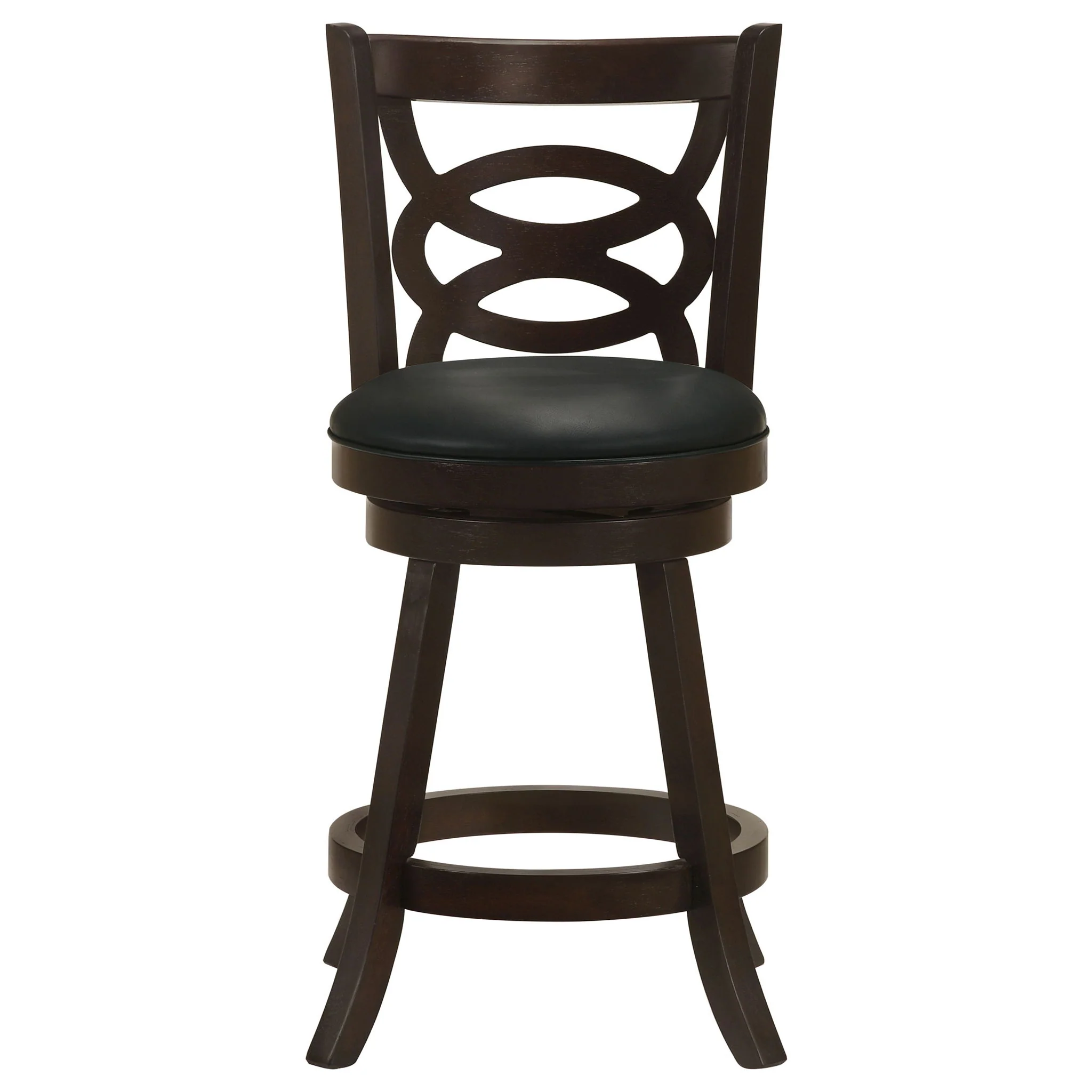 Swivel Counter Stool (Set of 2) - Black - Image 8