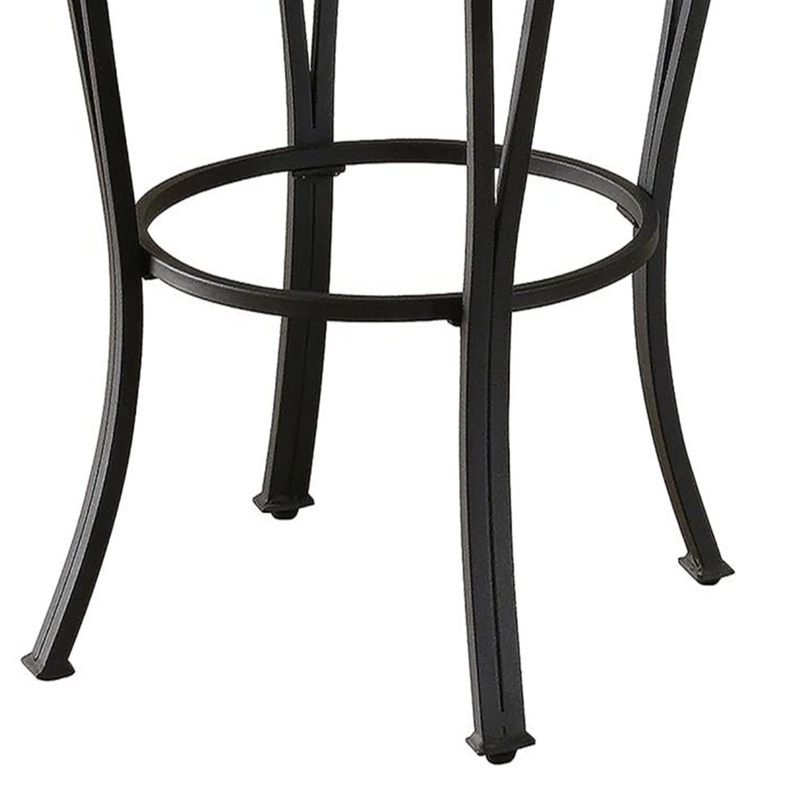 Swivel Stool With Upholstered Seat - Image 8