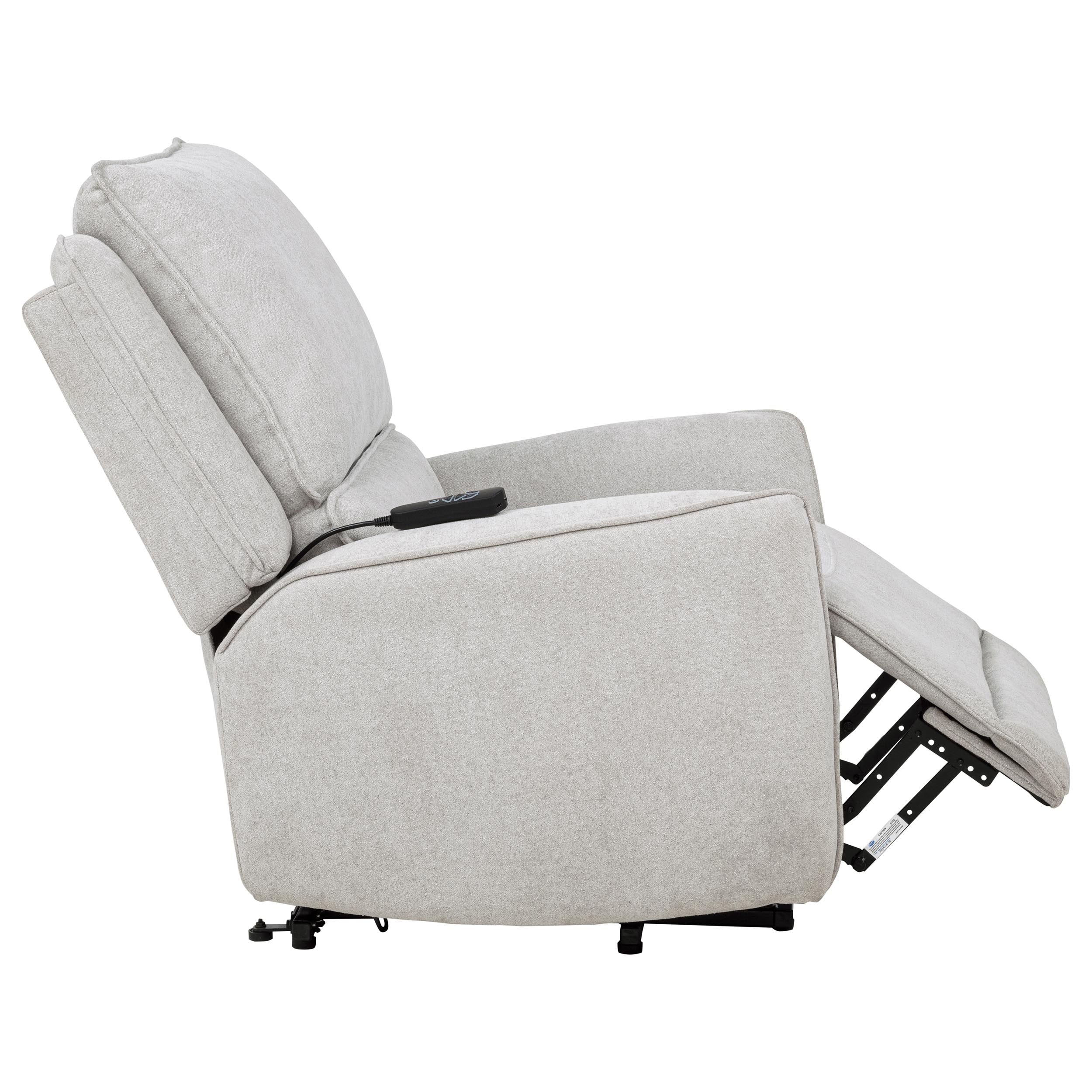 Sylmar Chenille Upholstered Dual Power Lift Recliner - Image 8