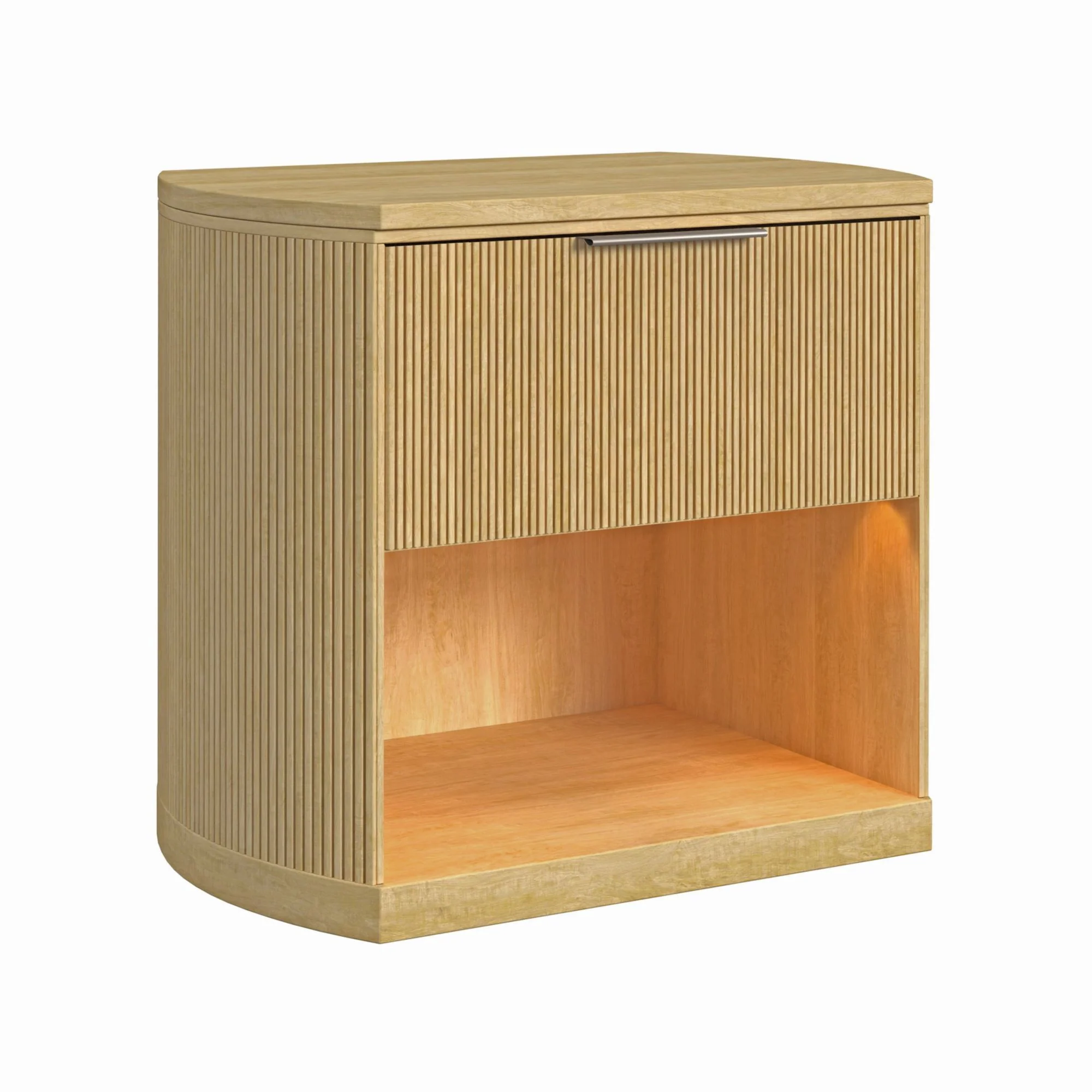Sylvie - 1-Drawer Nightstand With Touch Light - Image 2