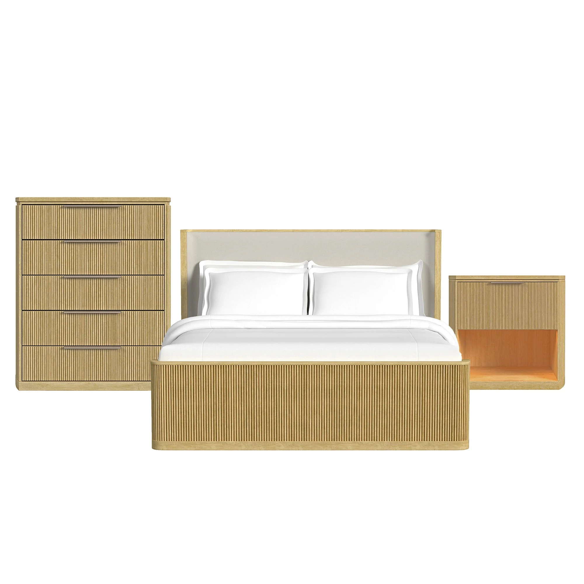 Sylvie - Bedroom Set With Upholstered Bed - Image 6