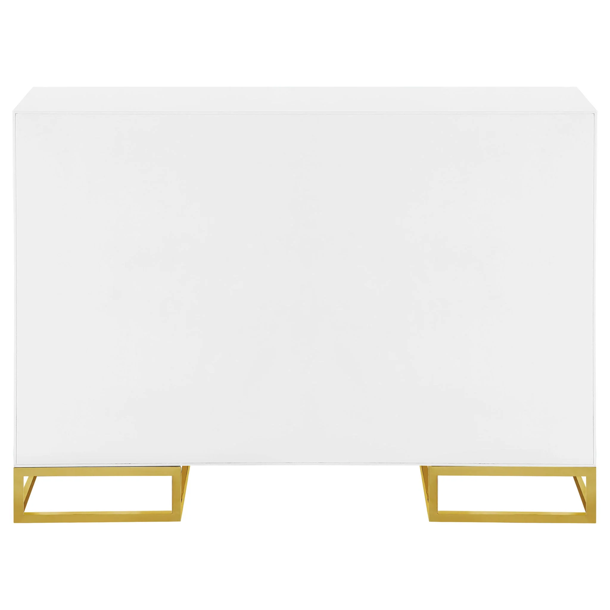 Synchrony - 2 Door Accent Cabinet With Art Deco Trim - White - Image 6