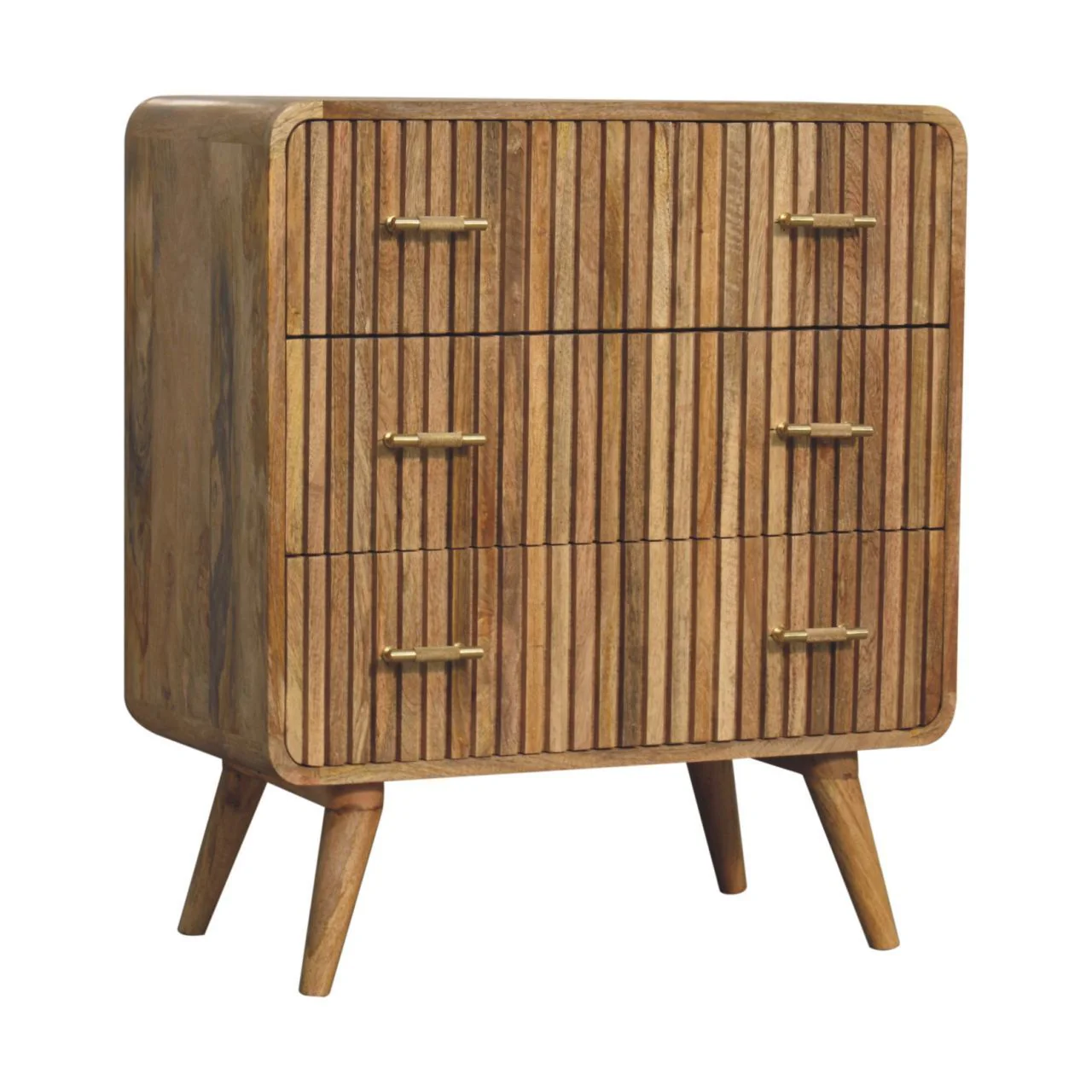 T Bar Ridged Chest - Brown - Image 3