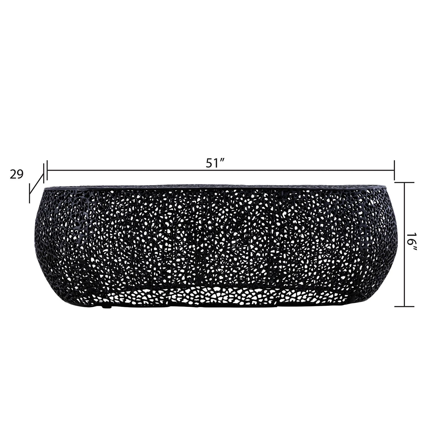 T3601 - Modern Oval Coffee Table - Image 24