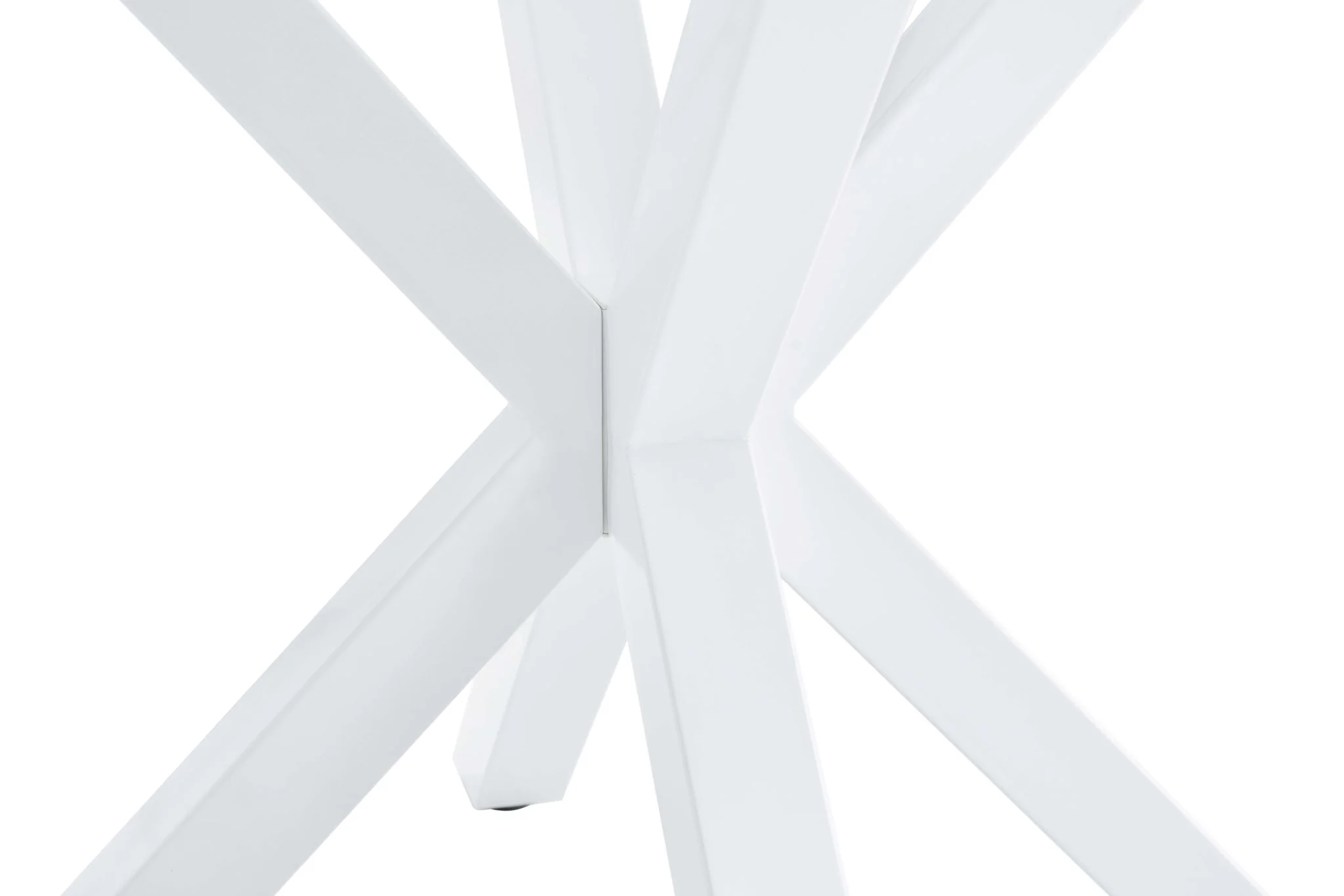 Table Mid-Century Dining Table For 4 - 6 People With Round Table Top, Pedestal Dining Table, End Table Leisure Coffee Table, Cross Leg - Image 6