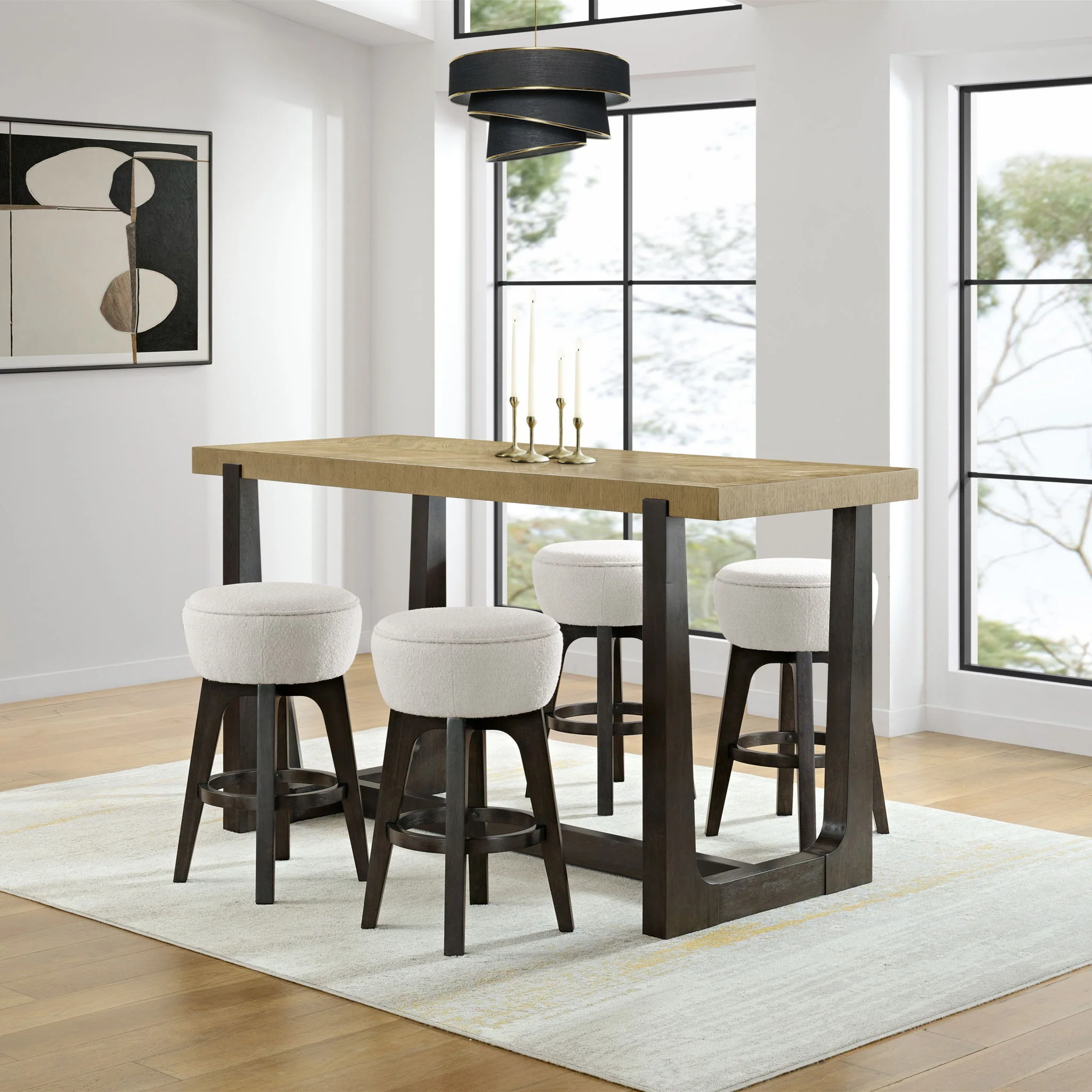 Table With Trestle Base - Image 7