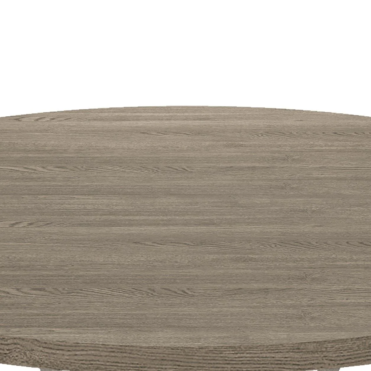 Tannen - Round 5 Piece Dining Table (Set of 5) - White And Gray - Image 9