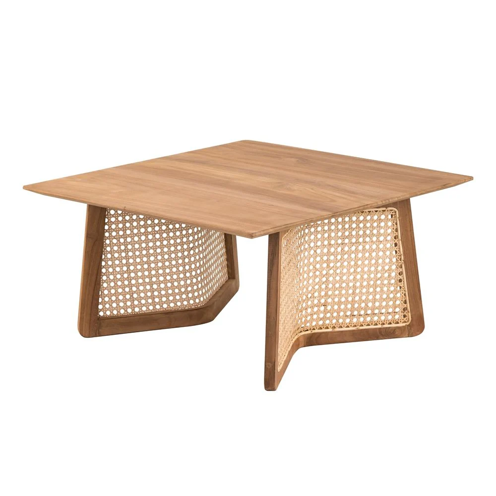 Teak Coffee Table - Natural Wood / Brown - Image 4