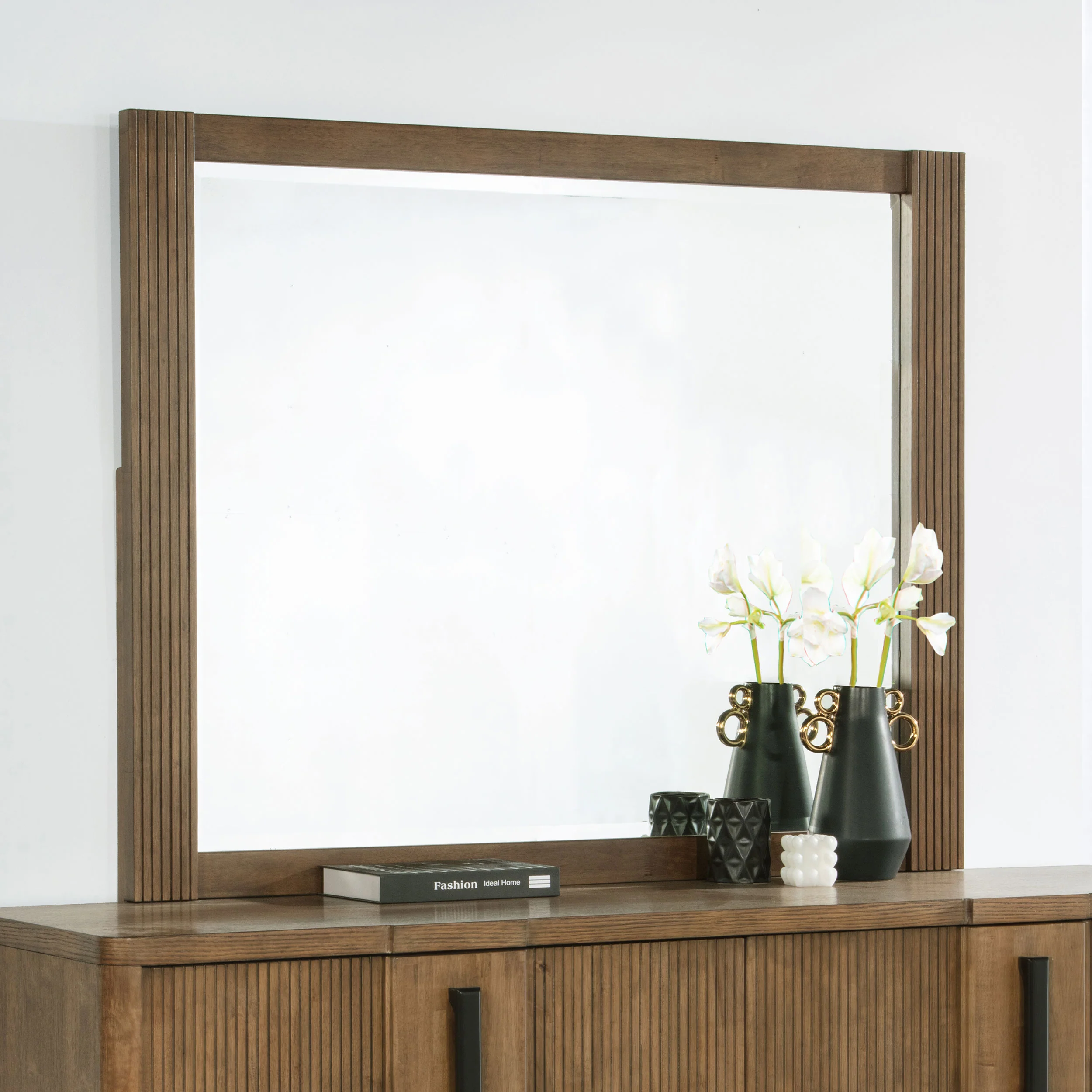 Terrace Dresser Mirror Ash Brown - Image 5