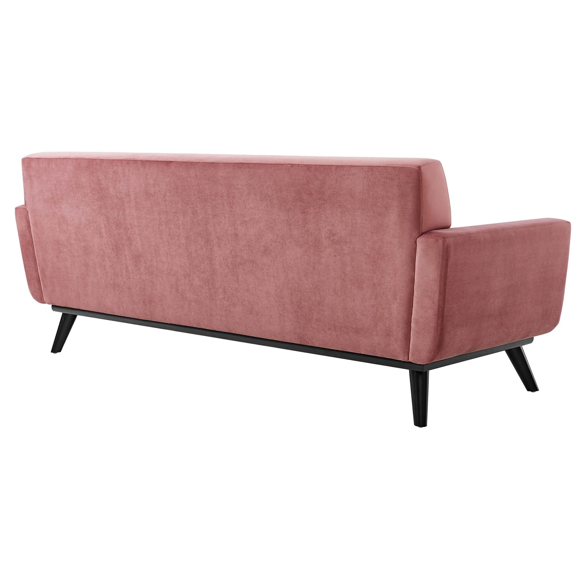 Three-Button Tufted Performance Velvet Sofa with Splayed Legs - Image 16
