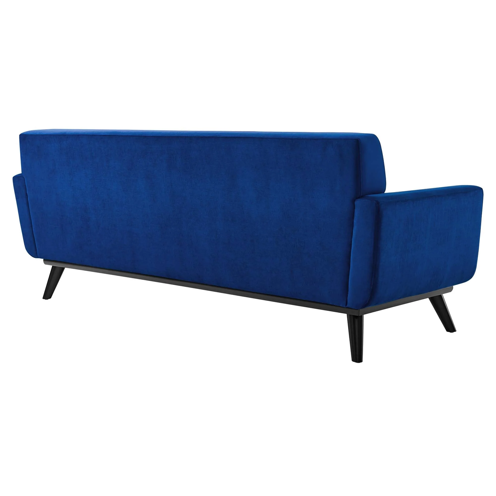 Three-Button Tufted Performance Velvet Sofa with Splayed Legs - Image 22