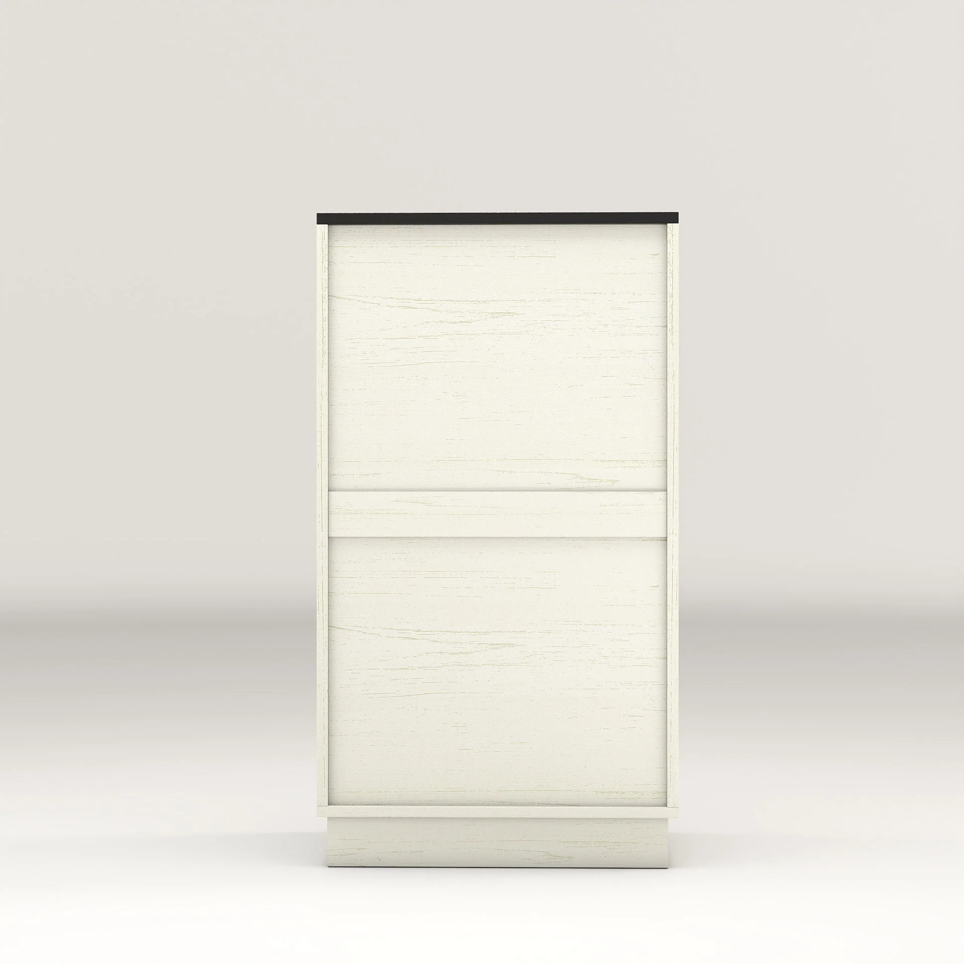 Tilt Out Trash Can Cabinet With Wave Textured Drawer & Pull Out Bin - Image 12