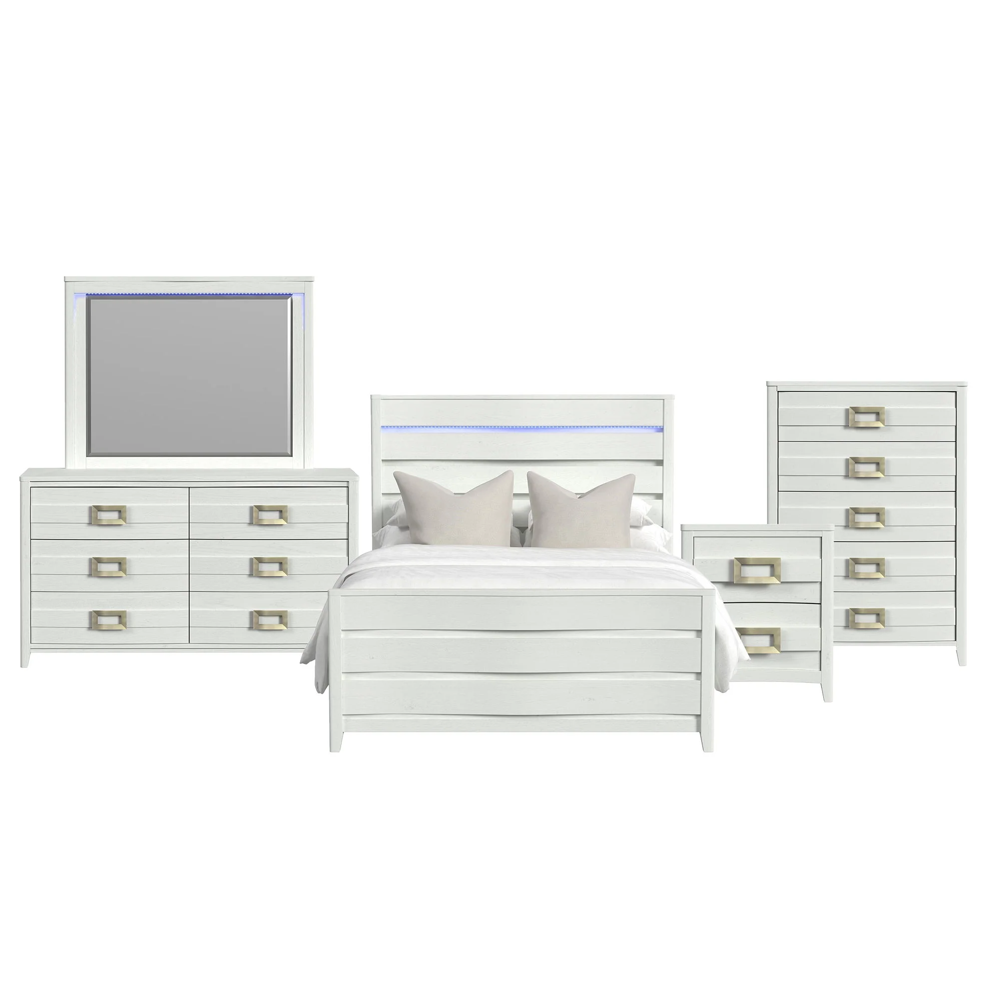 Tobias - Bedroom Set With LED - Image 16
