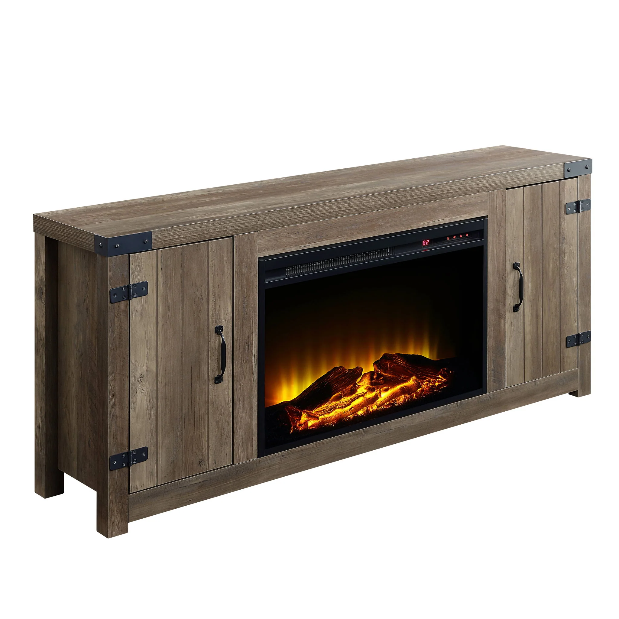 Tobias - Fireplace - Oak / Rustic - Image 5