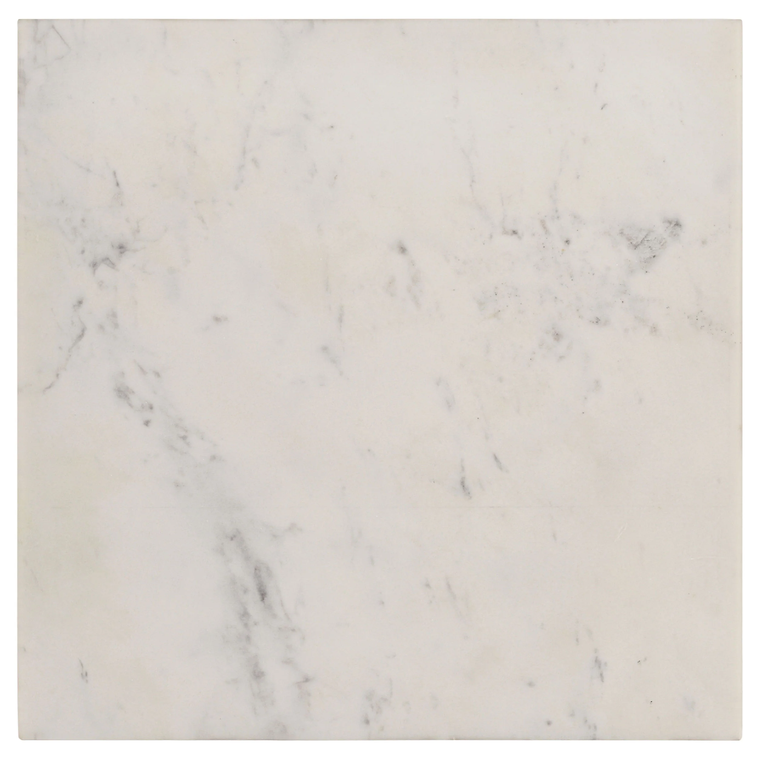 Tobin Square Marble Top End Table, White and Black - Image 5