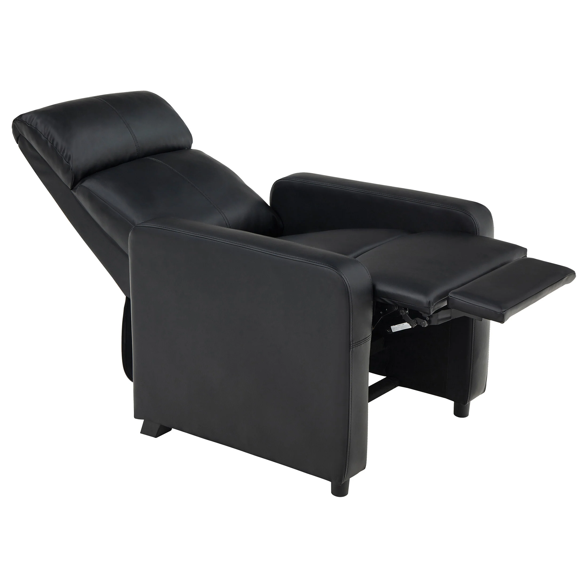 Toohey Upholstered Tufted Recliner Living Room Set Black - Image 7