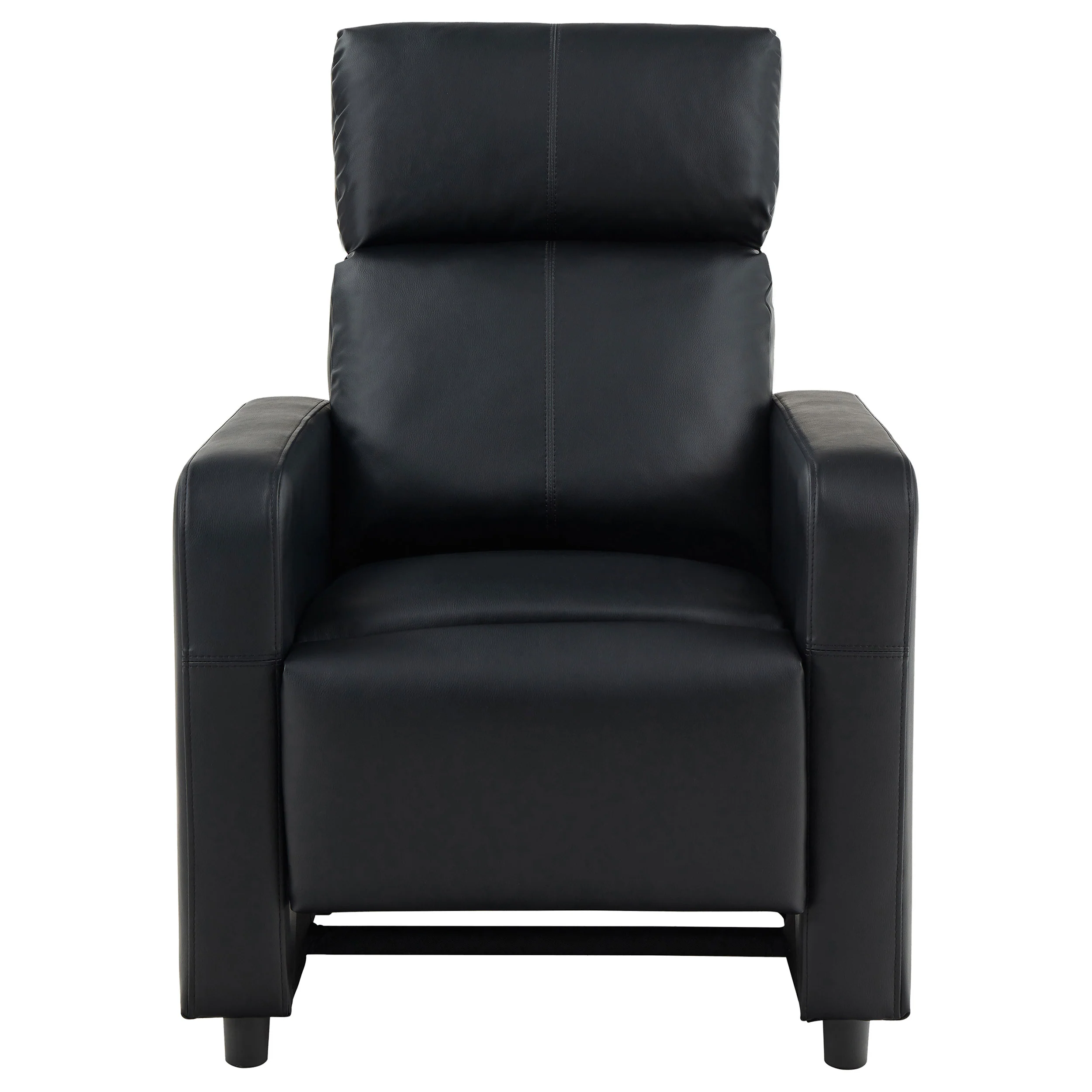 Toohey Upholstered Tufted Recliner Living Room Set Black - Image 9