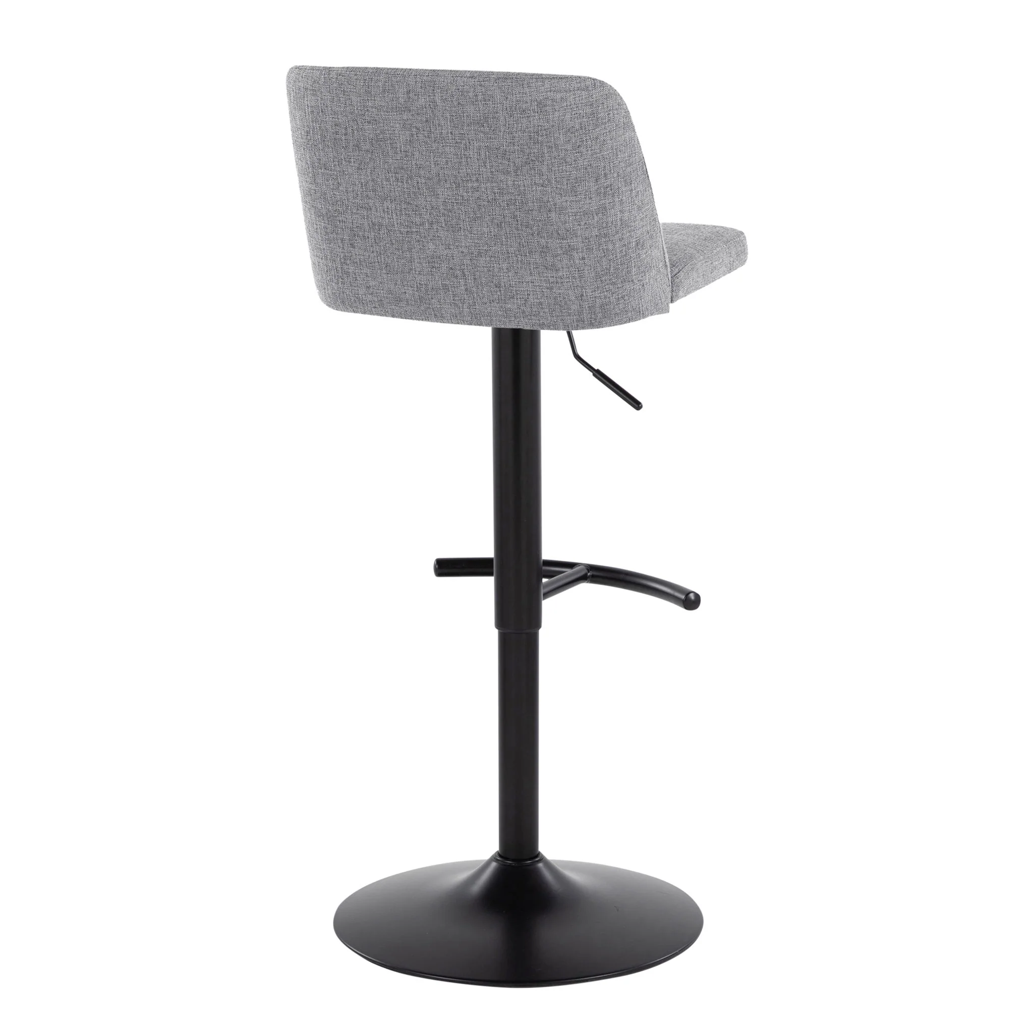 Toriano - Contemporary Adjustable Bar Stool With Rounded T Footrest (Set of 2) - Image 11