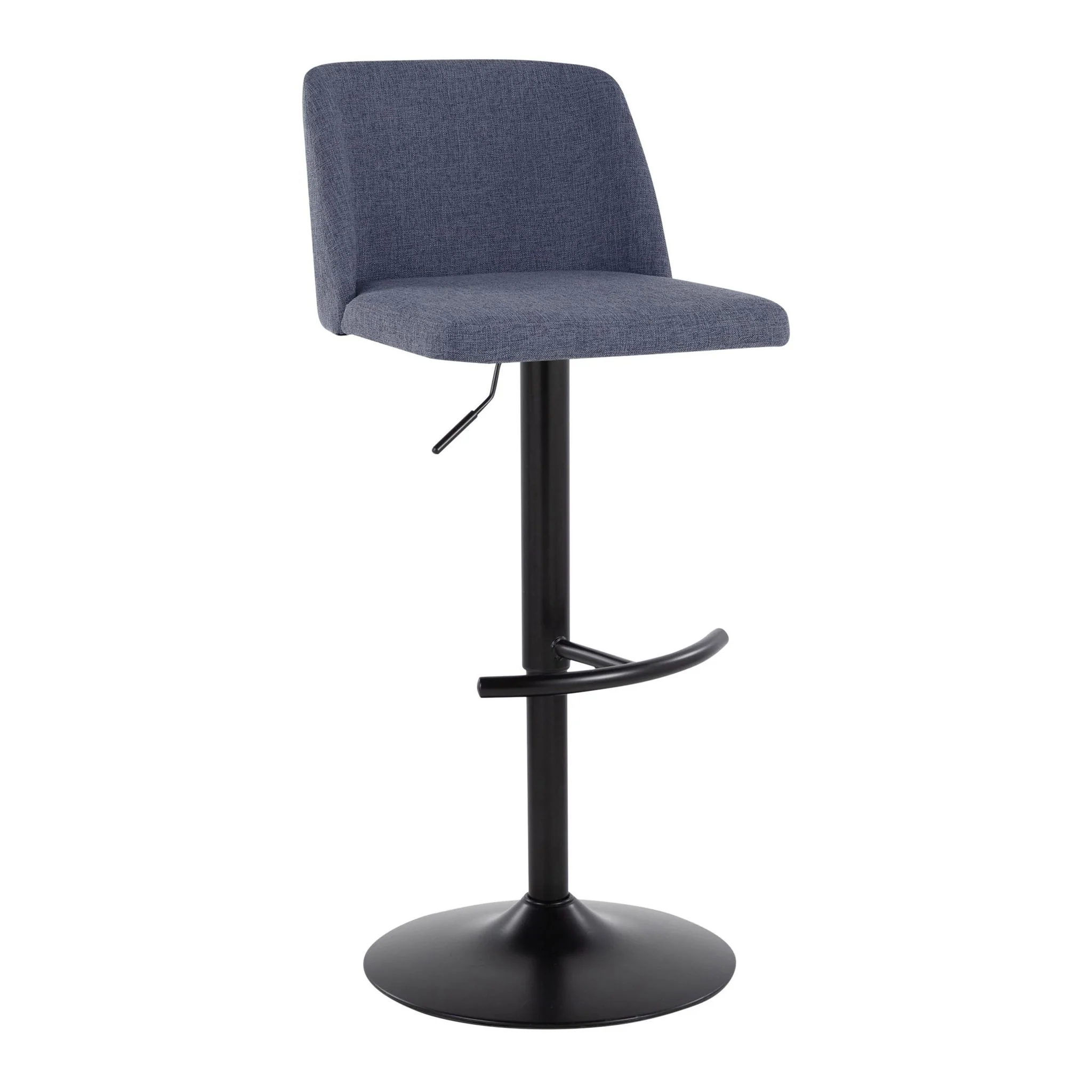 Toriano - Contemporary Adjustable Bar Stool With Rounded T Footrest (Set of 2) - Image 21