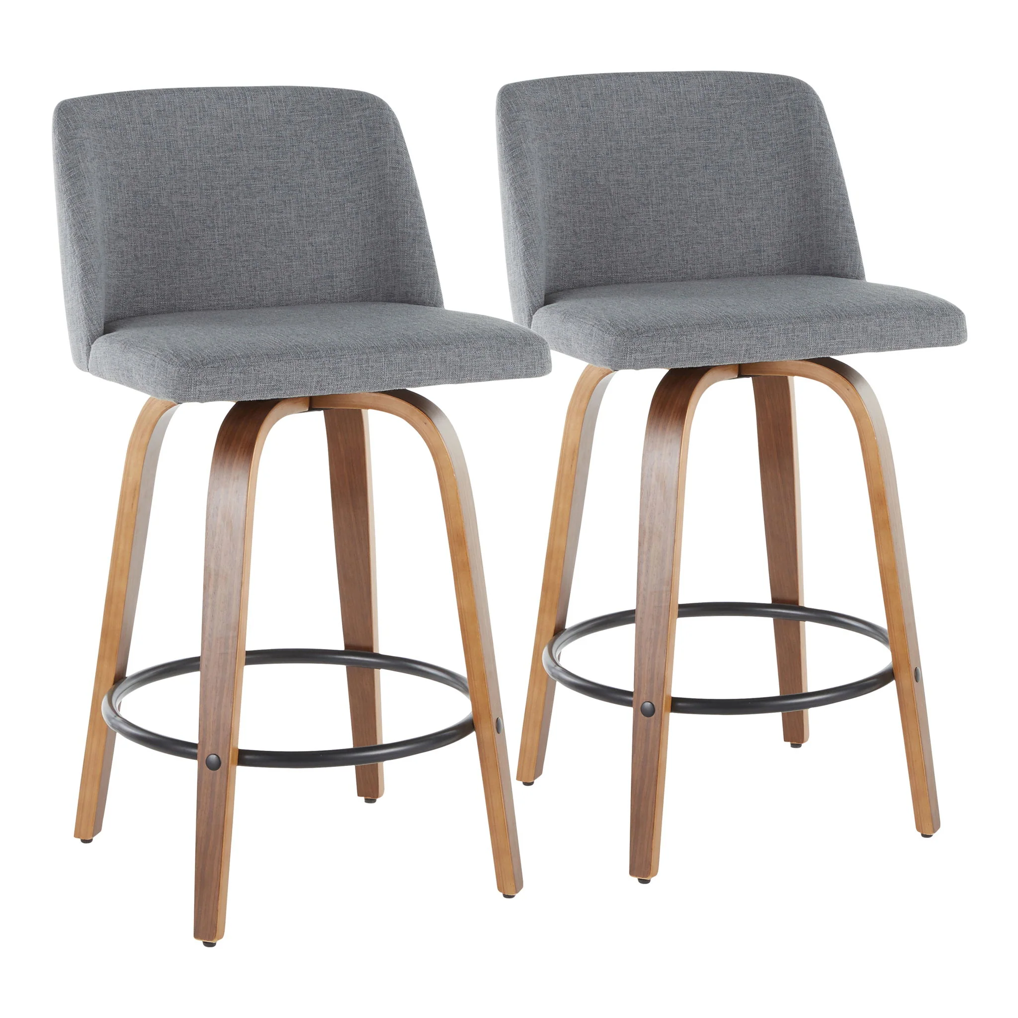 Toriano - Mid Century Modern, Counter Stool (Set of 2) - Image 5