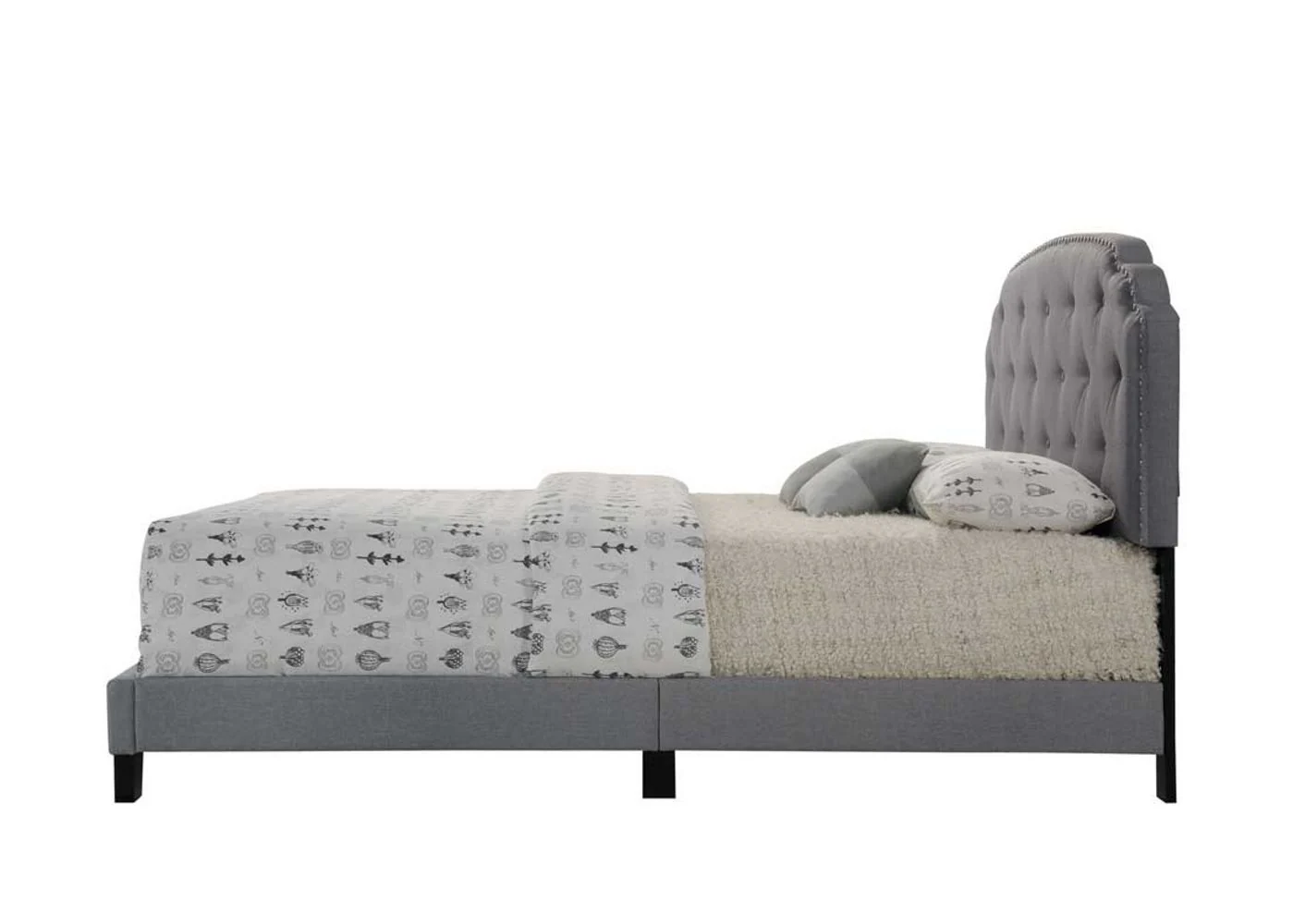 Tradilla - Queen Bed - Gray - Image 3